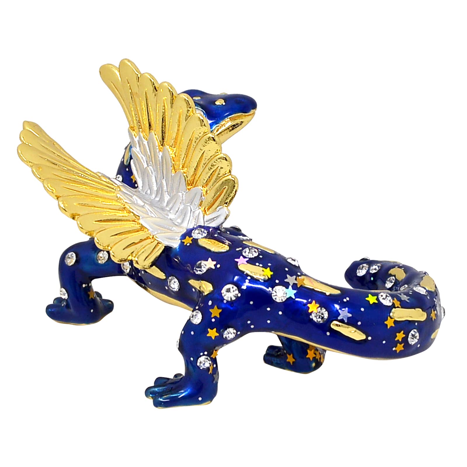 Feng Shui Sky Salamander Statue - Home & Office Decor for Good Luck & Prosperity | Perfect for Desk, Shelf, or Gift