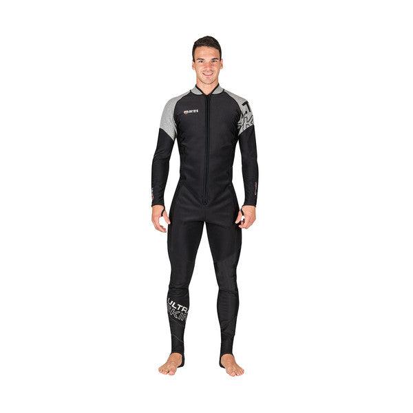 Mares Ultraskin Steamer Rash Guard for Men - UPF 50+ Sun Protection, Quick-Dry Swim Shirt for Surfing, Diving & Water Sports