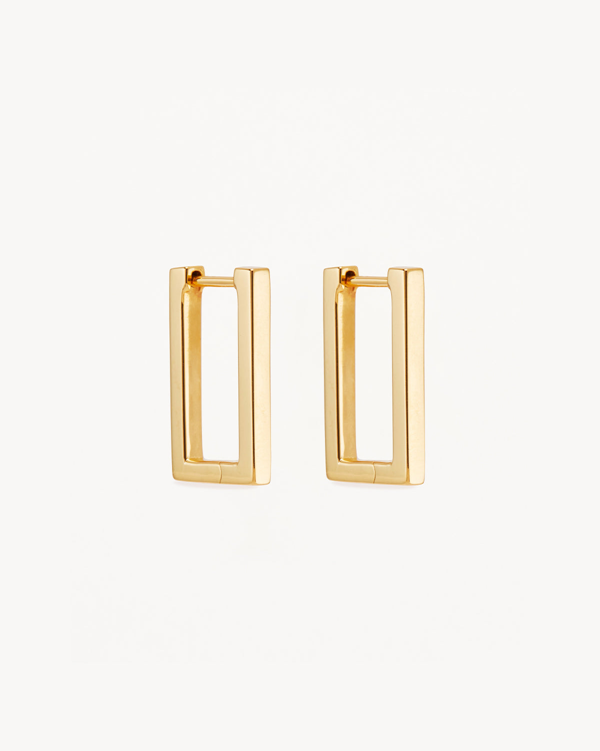 18K Gold Vermeil Devotion Hoop Earrings for Women - Elegant Minimalist Hoops for Everyday Wear, Gift Giving & Special Occasions