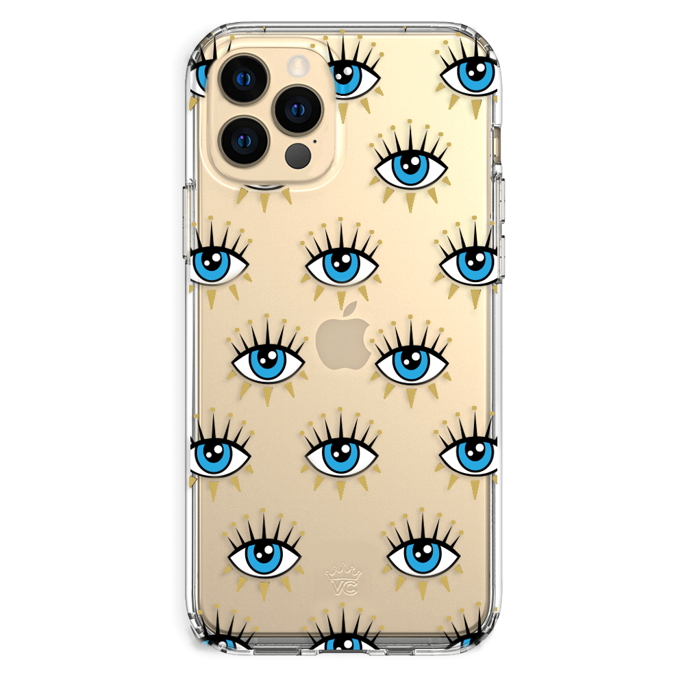 Evil Eye Protection iPhone Case - Stylish & Durable Phone Cover for iPhone 13/12/11/XR - Perfect for Travel, Parties & Daily Use
