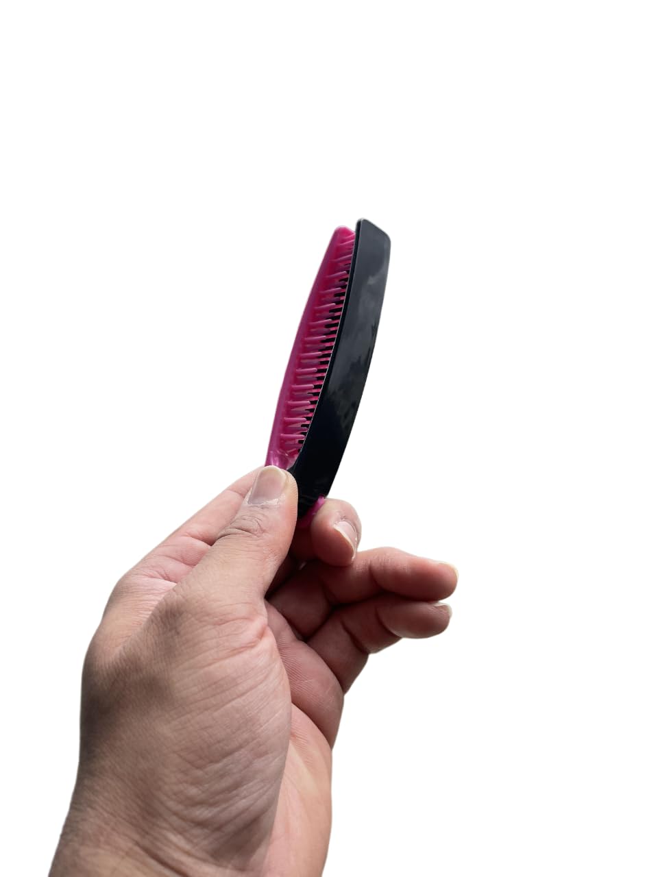 Ayushicreationa Folding Hair Brush and Comb Set - 3pc Portable Travel Hairbrush with Double Head Massage for Thick & Thin Hair - Multi Color for Home, Travel & On-the-Go Styling