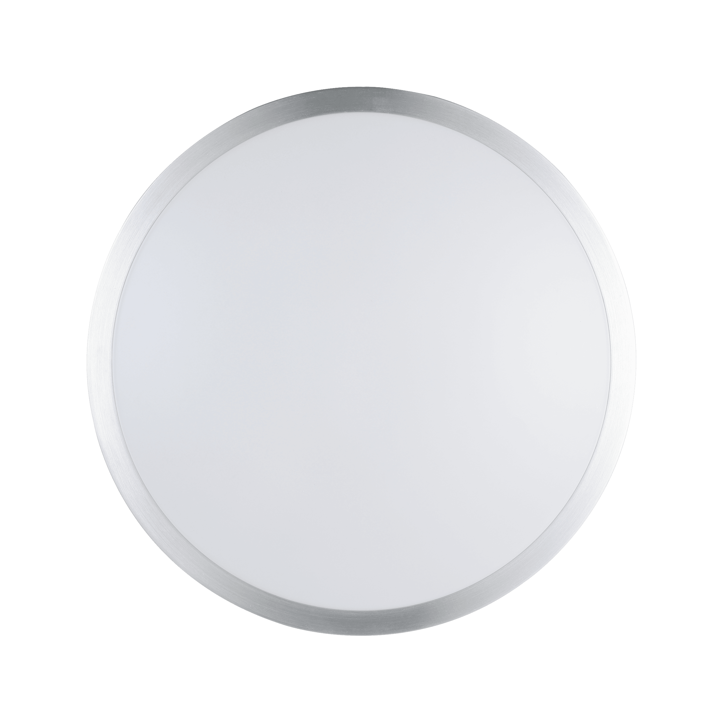 Eglo Competa 1 Nickel Round LED Flush Mount Ceiling Light Fixture - 32.5cm Modern Lighting for Bedroom, Living Room & Hallway