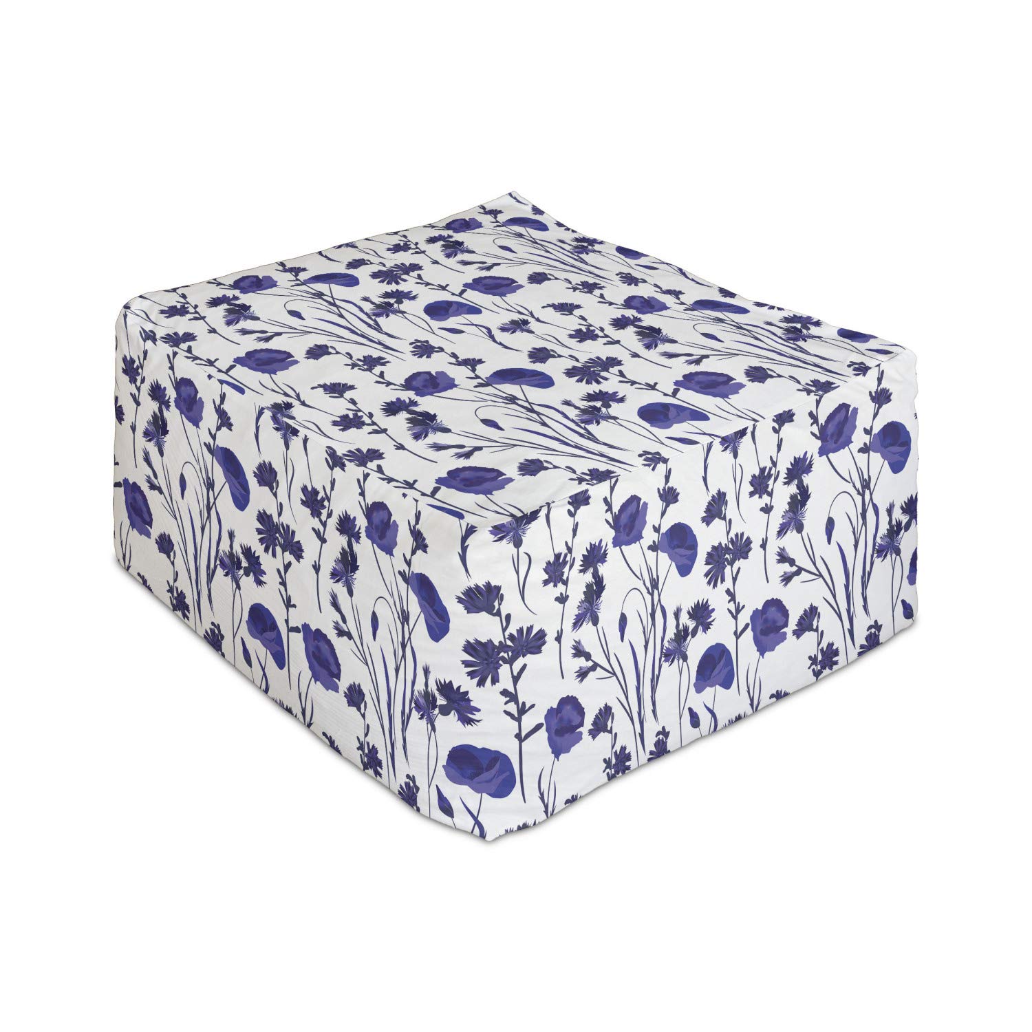 Ambesonne Floral Watercolor Foot Stool - 25