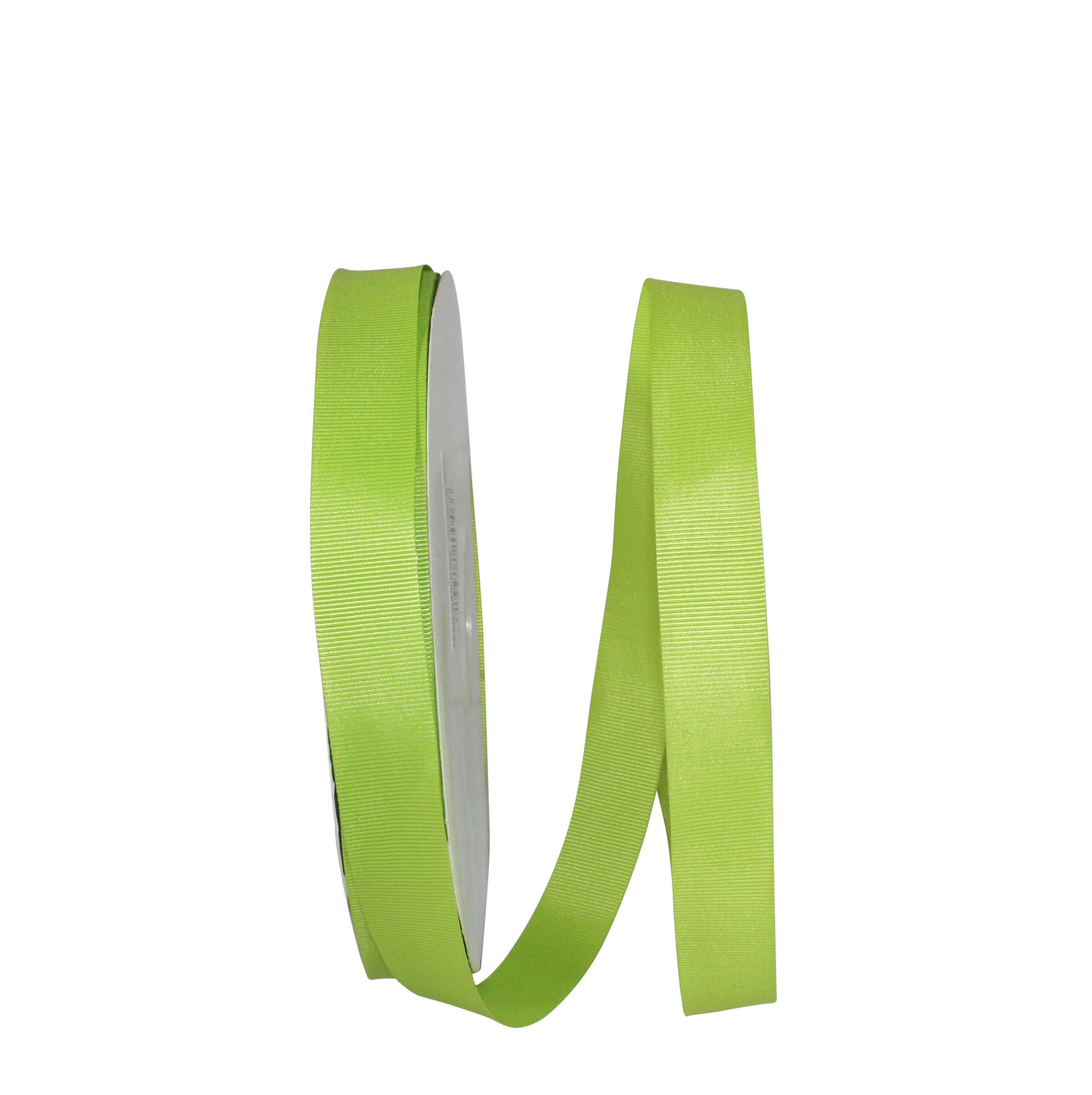 Reliant 7/8 Inch Grosgrain Ribbon - 100 Yards Apple Green Ribbon for Gift Wrapping, Crafts, Hair Bows and DIY Projects