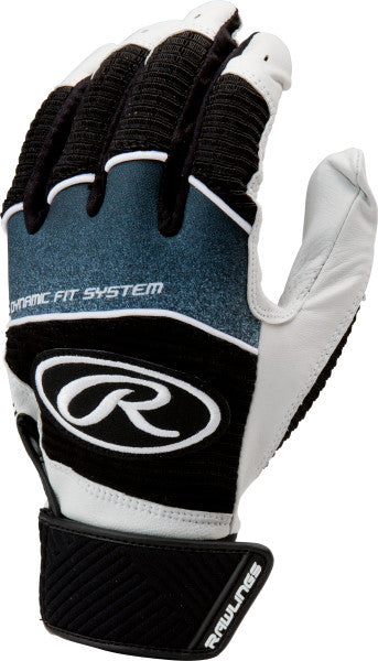 Rawlings Workhorse Youth Batting Gloves WH950BGY - Durable Baseball Gloves for Kids & Teens - Perfect for Training, Games & Outdoor Sports