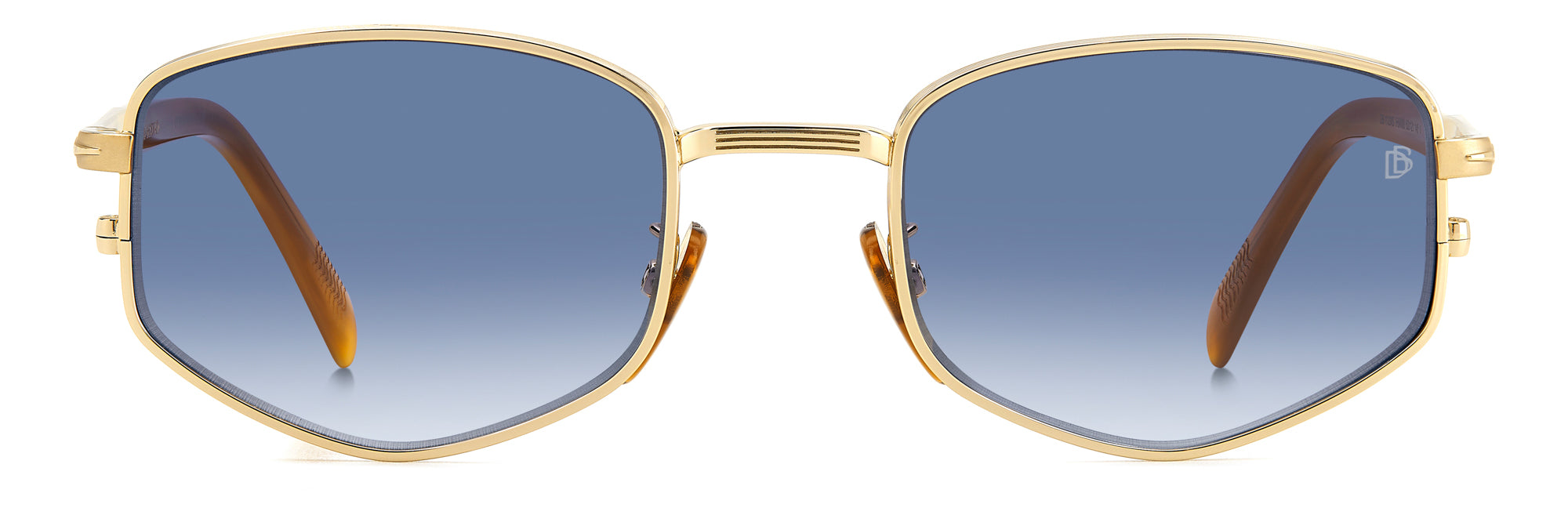 David Beckham DB1129/S Men's Sunglasses - Polarized UV Protection Aviator Style for Driving, Outdoor & Fashion