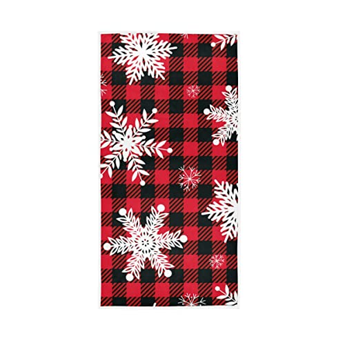 Snowflakes Red Buffalo