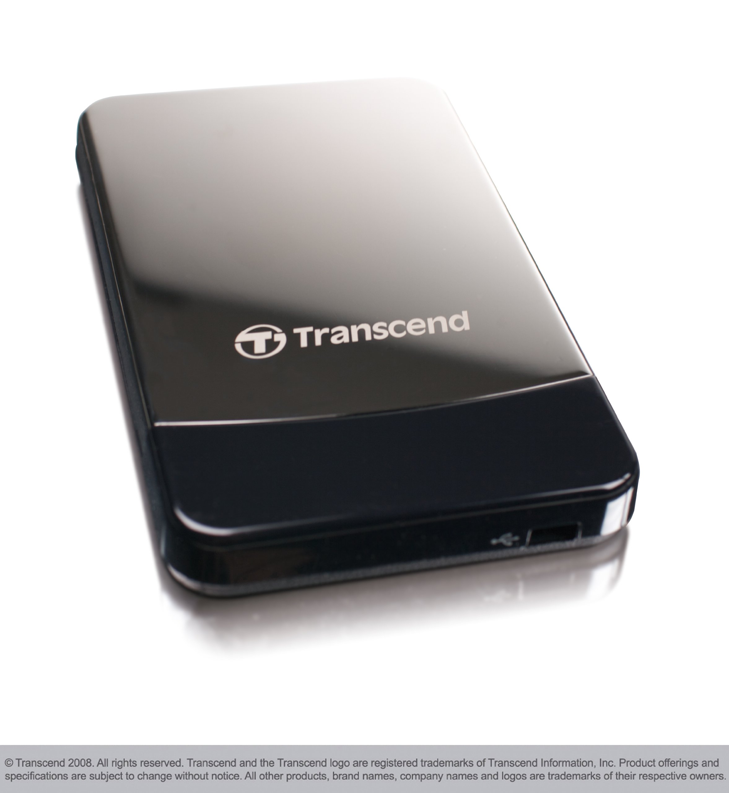 Transcend 500GB StoreJet 25 Classic USB 2.0 Portable External Hard Drive for PC, Mac, Laptop - Backup Storage, File Transfer, Data Protection (TS500GSJ25C) - Perfect for Business, Travel, Home & Office Use