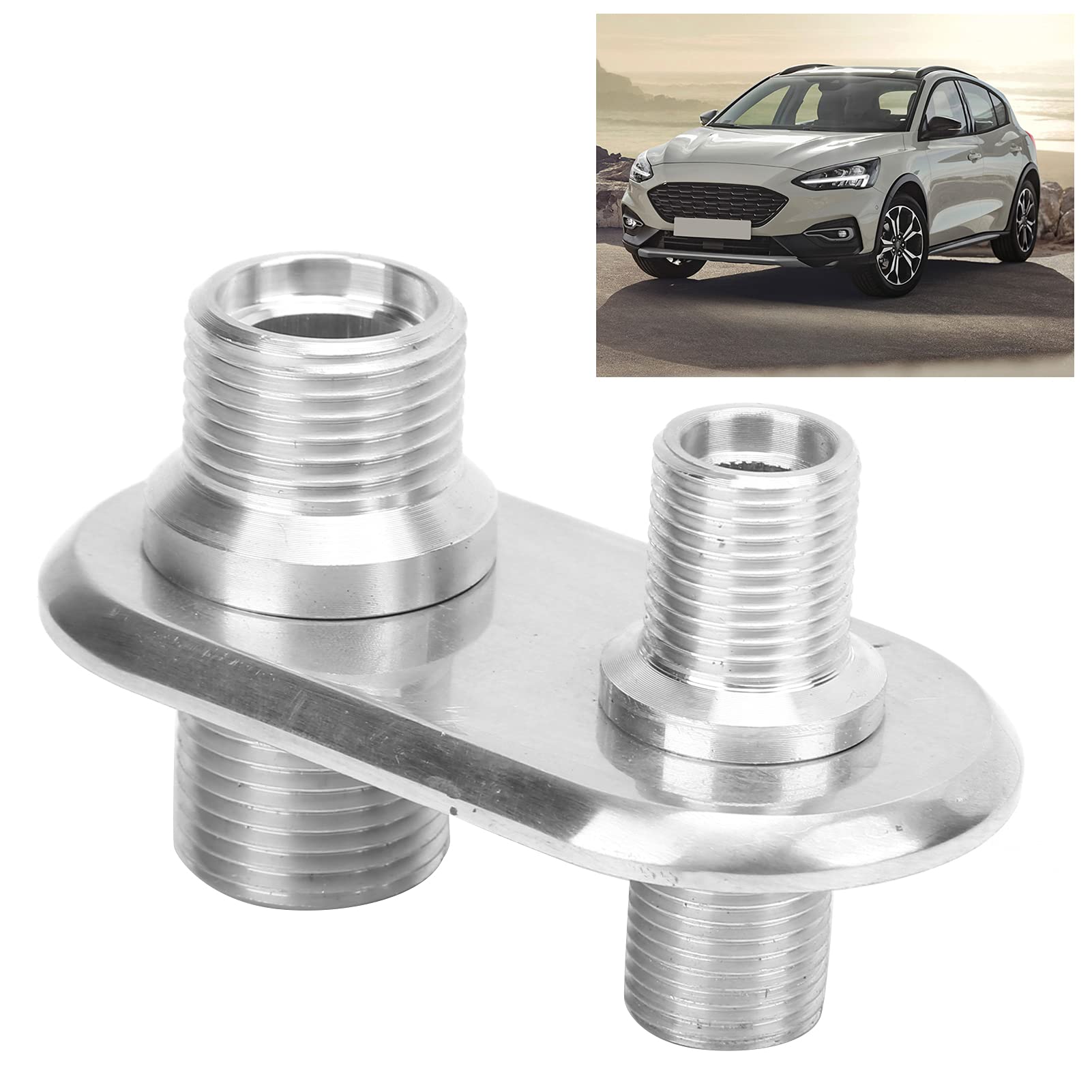 Universal Car AC Bulkhead Connector - High Performance Auto Air Conditioner Replacement for Modification & Hot Rod (Silver) | Perfect for Custom Car Builds, AC System Upgrades & Performance Vehicles