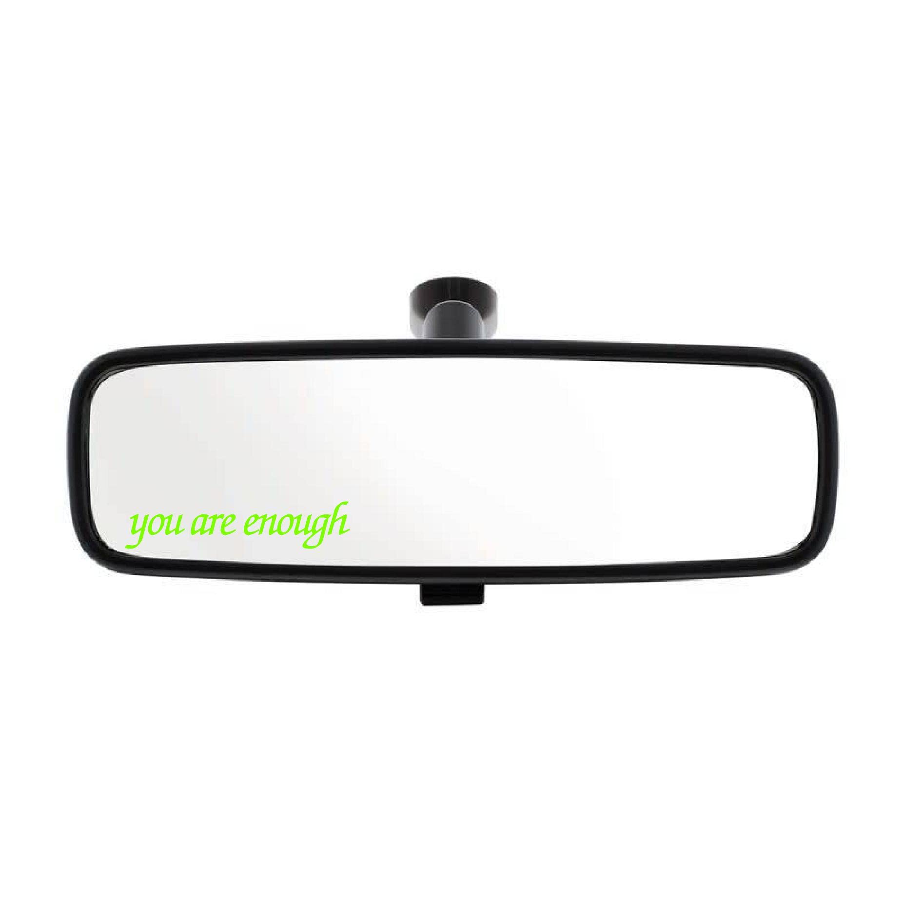 2.75 x 0.5 Inch 'You Are Enough' Vinyl Decal Sticker for Rearview Mirror, Bumper, Windows, Cars, Trucks, Laptops, Water Bottles, and Personal Accessories