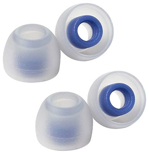 AZLA SednaEarfit Light Short (Size SS) 2 Pairs - Premium Noise Canceling Earbud Tips for Sony, Beats, Sennheiser, Jabra & JBL Wireless Headphones - Soft Silicone Replacement Eartips for Comfort & Secure Fit - Perfect for Workouts, Commuting & Travel