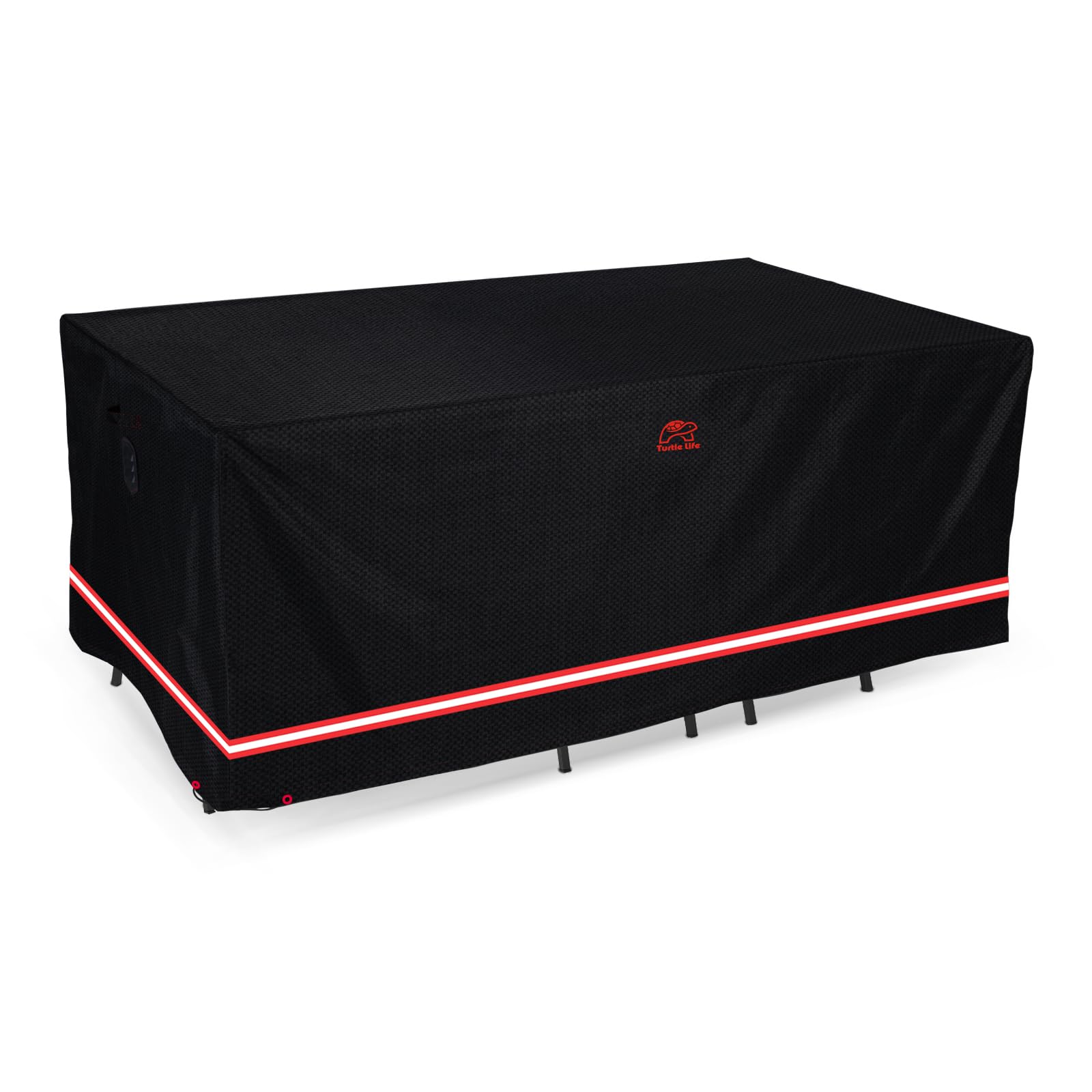 Heavy Duty Waterproof Outdoor Patio Furniture Cover - UV Resistant, Anti-Fading, Fits Rectangular Dining Table & Chairs (128