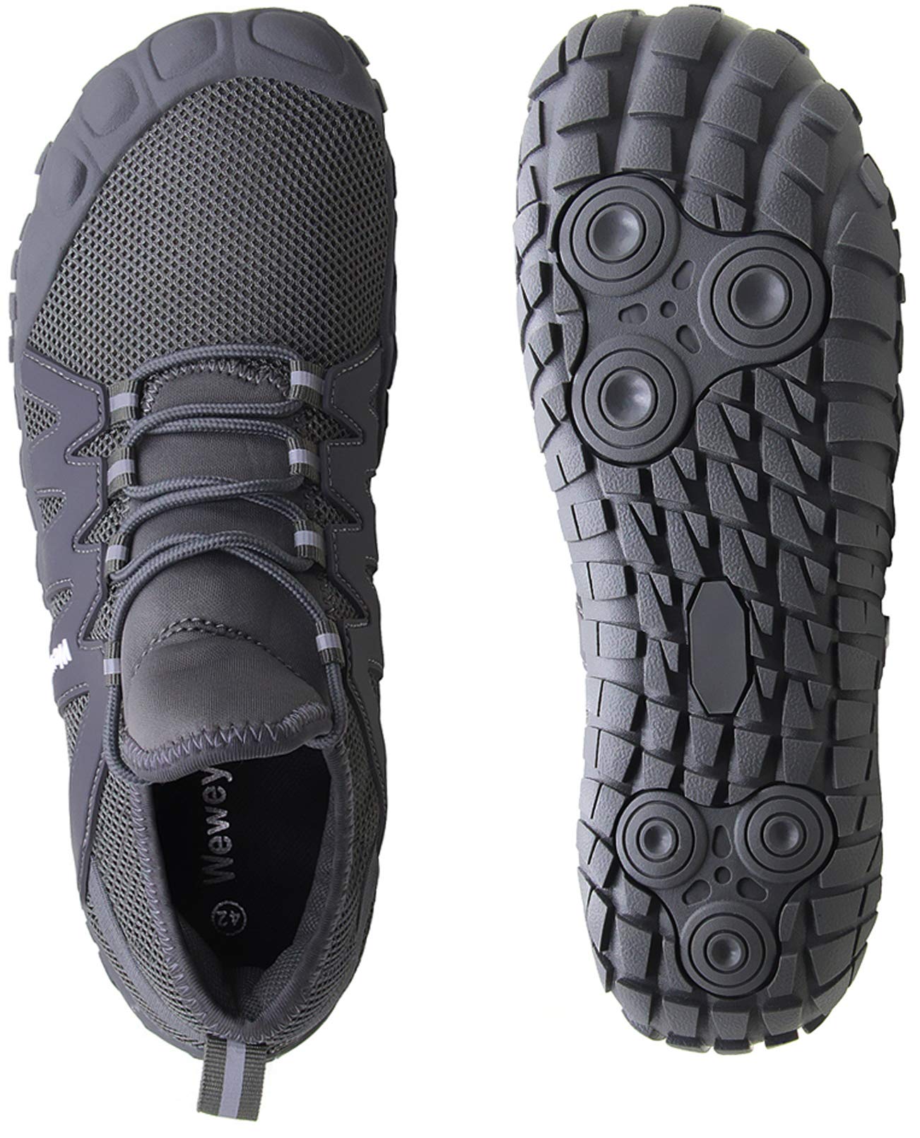 Weweya Barefoot Shoes for Men - Minimalist Running & Cross Training Shoes | Lightweight, Flexible & Comfortable for Gym, Trail & Everyday Wear