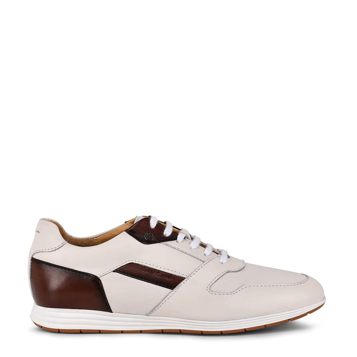 FRANCO CUADRA Men's Leather Sneakers - Comfortable Lace-Up Casual Shoes for Walking, Running & Everyday Wear | Premium Bovine Leather | Stylish & Durable Design