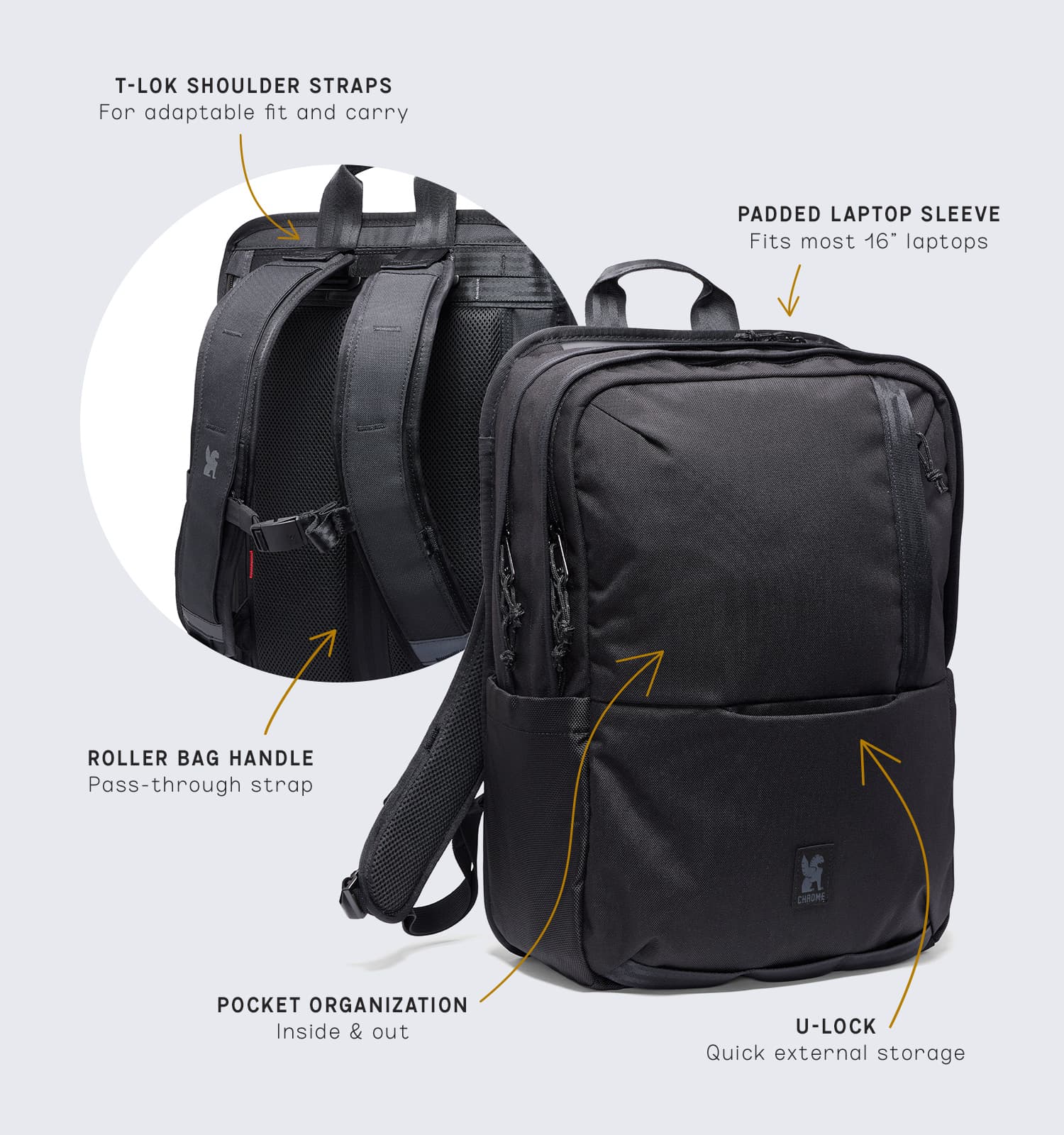 Hawes 26L Backpack - Lightweight Hiking Daypack for Men & Women, Water-Resistant Outdoor Climbing Pack - Perfect for Camping, Travel & Daily Commute