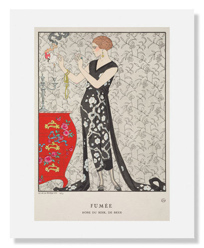 George Barbier 'Fumée' Evening Gown by De Beer - Elegant Vintage-Inspired Dress for Formal Events & Special Occasions