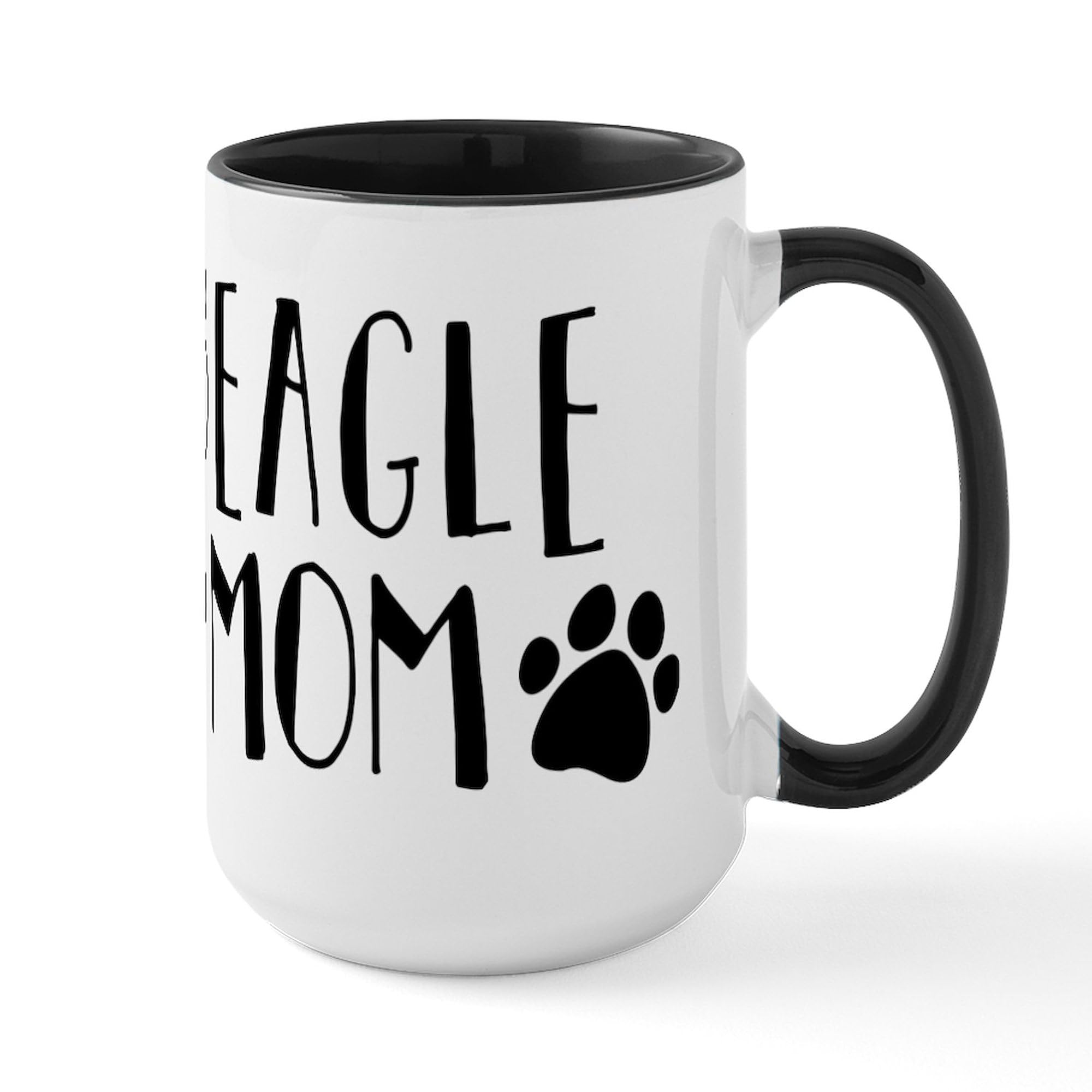 Beagle Mom Ceramic Coffee Mug 15 oz (444 ml) - Perfect Gift for Dog Lovers, Ideal for Home, Office & Coffee Breaks