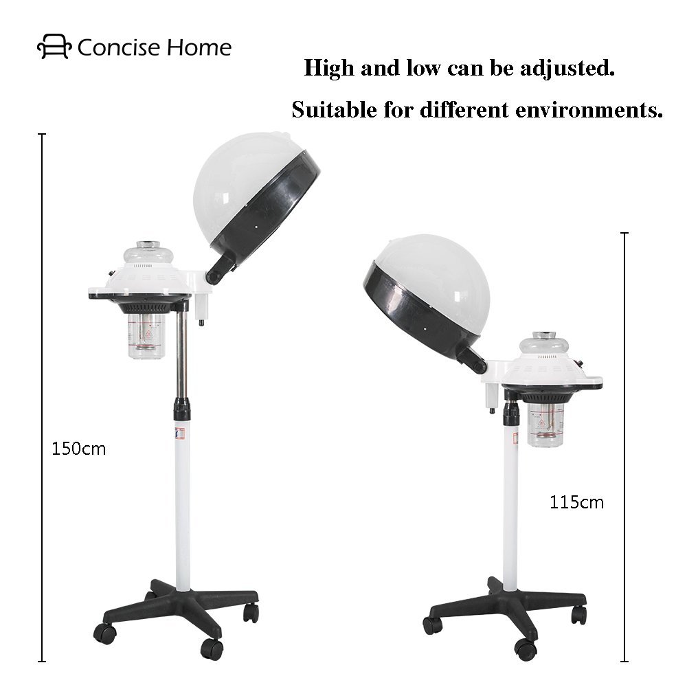 Professional Hair Steamer & Conditioning Machine with Rolling Stand - Salon-Quality At-Home Hair Treatment for Hydration & Repair | Perfect for Salons, Home Use & DIY Hair Care