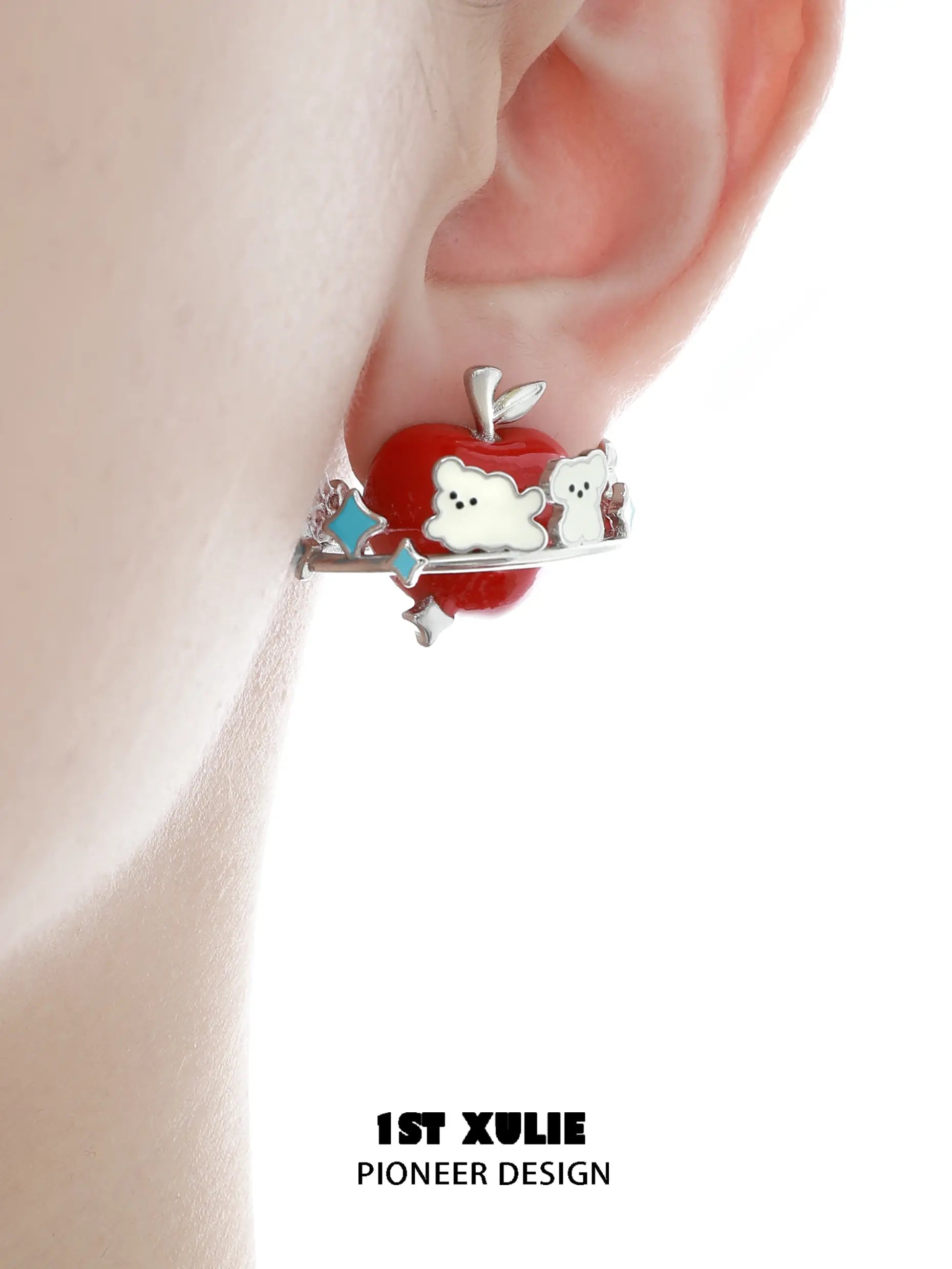 18K Gold Plated Cute Kitten & Puppy Earrings for Women - Adorable Animal Jewelry Gift for Cat & Dog Lovers - Perfect for Casual Wear, Parties & Gifts