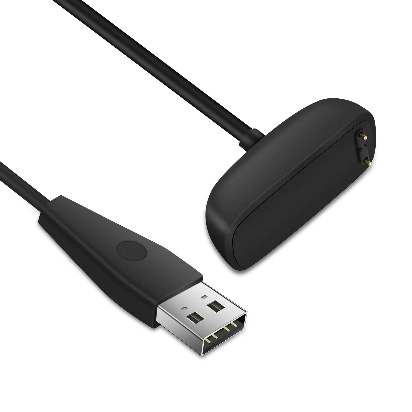 AXFEE Replacement Charger Dock for Fitbit Charge 5/Luxe - 3.3ft USB Charging Cable with Reset Button | Portable Fitness Tracker Accessory for Home, Gym & Travel