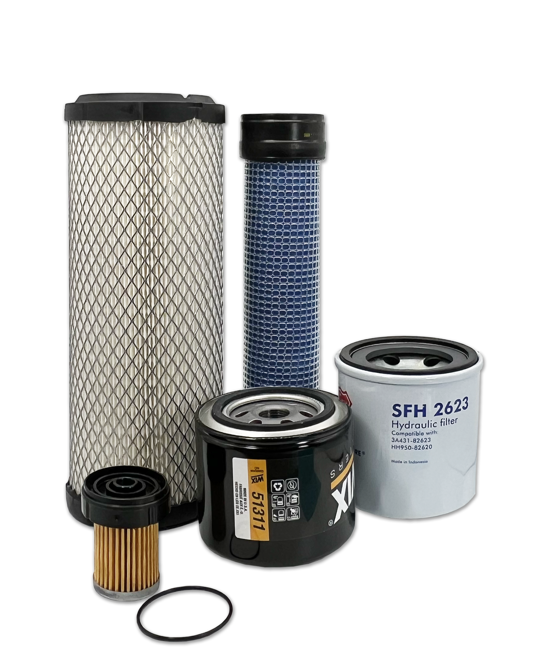 HERO® Maintenance Filter Kit for Kubota L3200F Tractor - Oil, Fuel & Air Filters Replacement Set | Perfect for Tractor Maintenance & Farming Equipment Care
