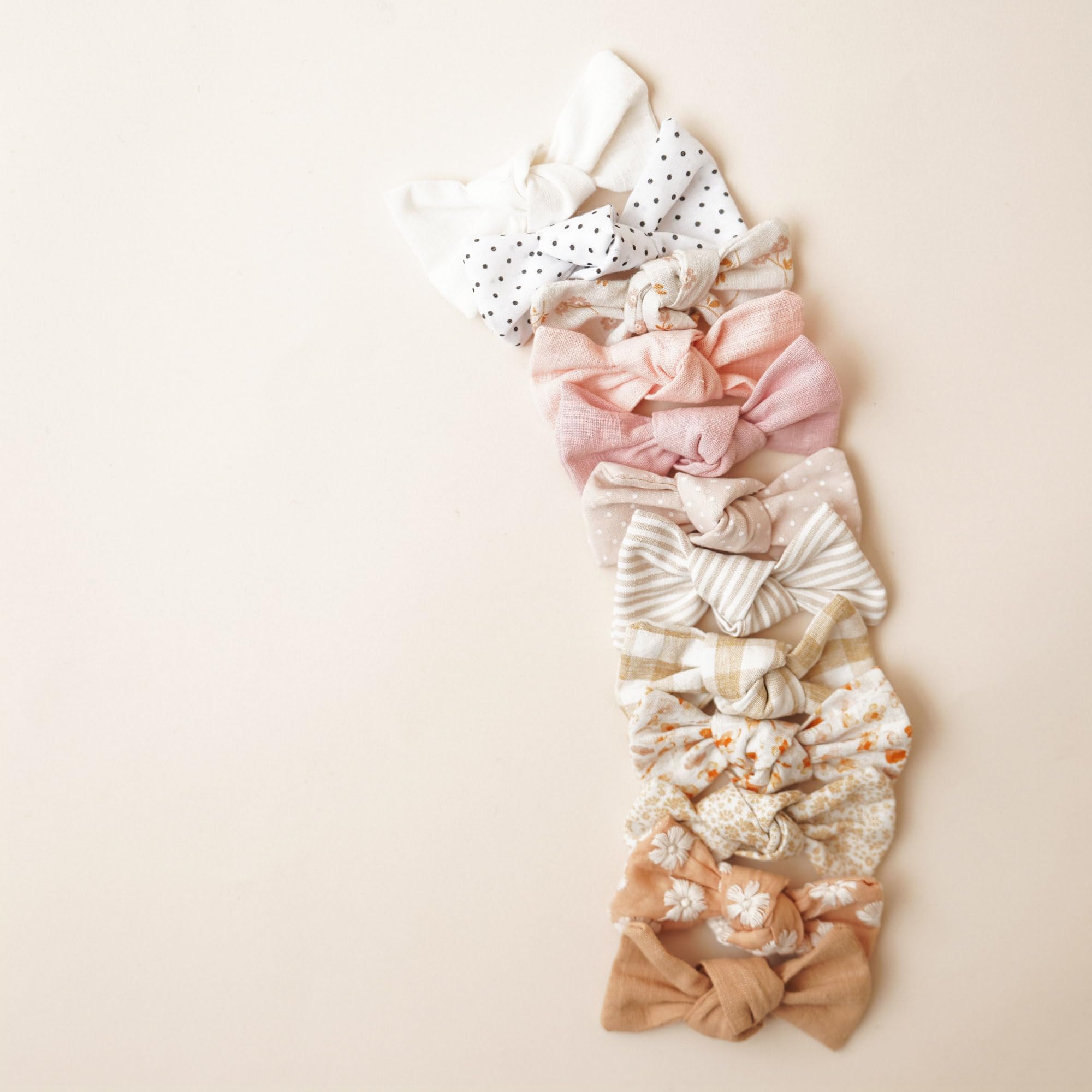 Niceye Baby Hair Clips - 24 Pcs Soft Cotton Lined Hair Bows for Infants, Toddlers & Girls | Gentle Non-Slip Barrettes for Fine Hair | Perfect for Daily Wear, Parties & Photo Shoots