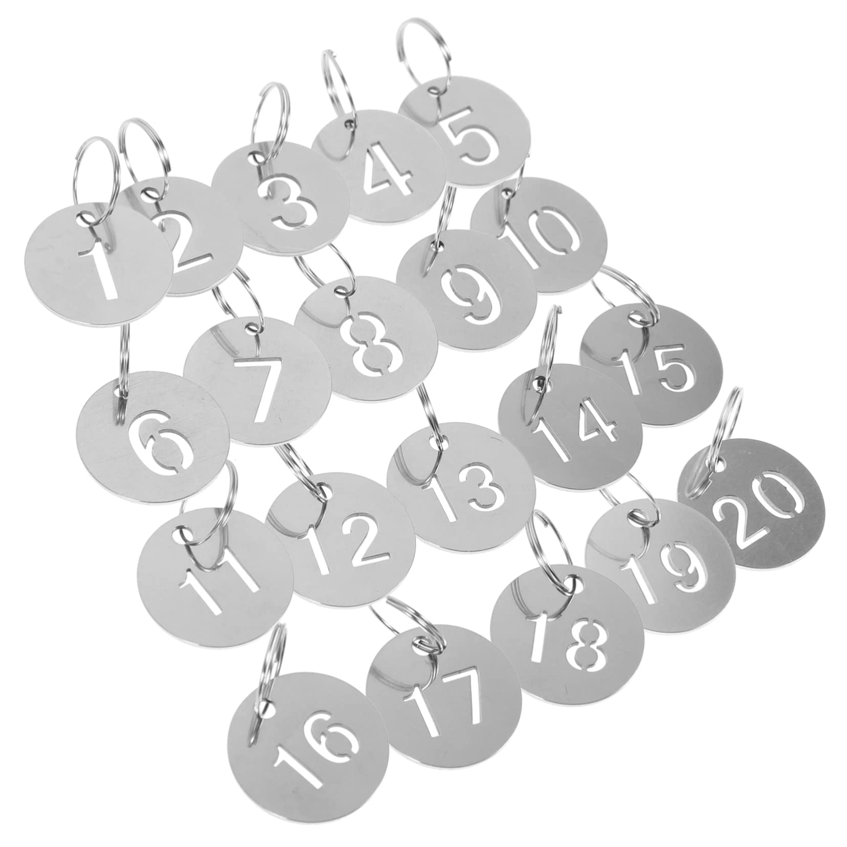 KESYOO Key Classification Tags Set - Numbered Luggage ID Tags for Easy Identification | Travel, Office & Home Organization Accessories