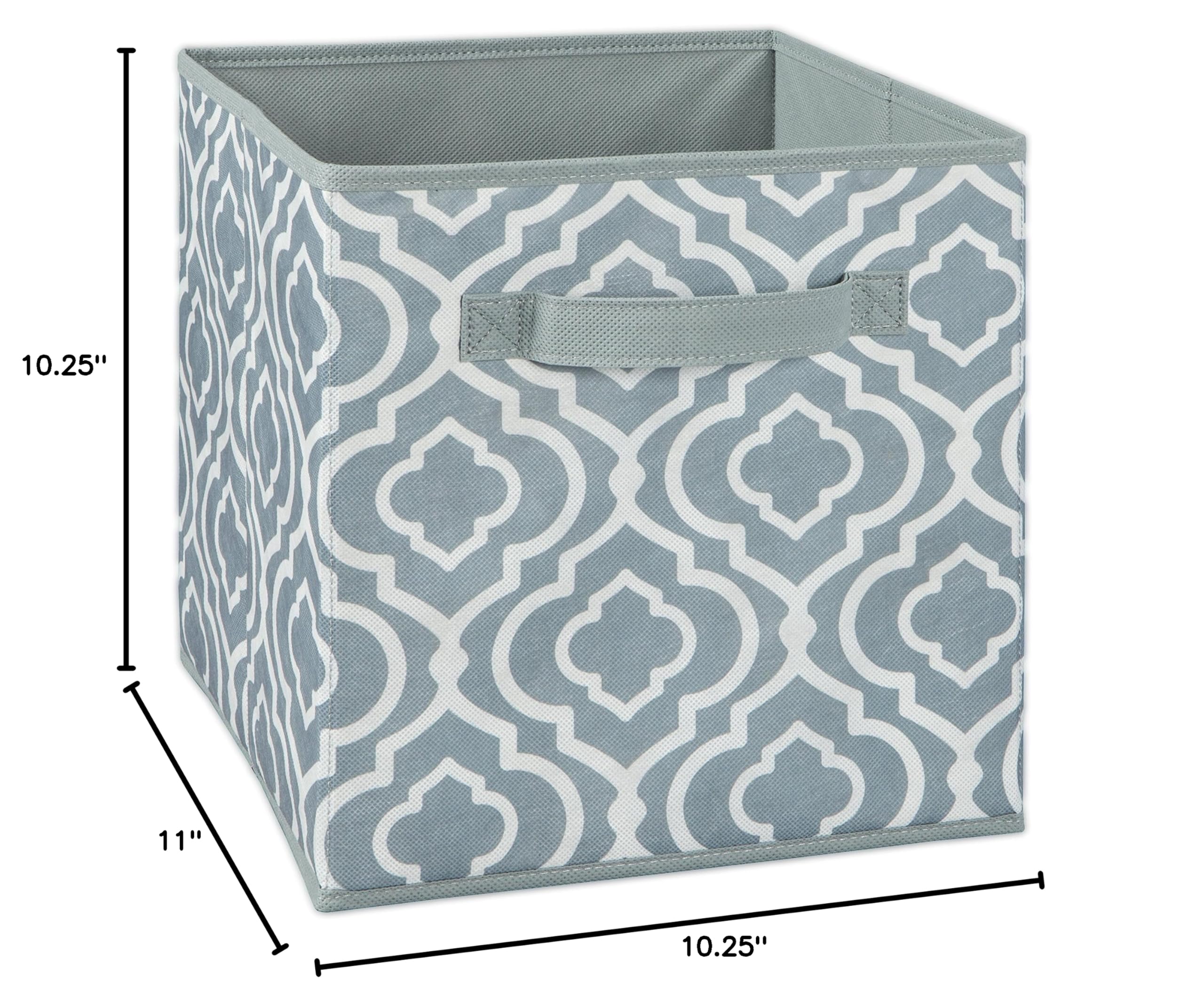 ClosetMaid 1842 Cubeicals Fabric Storage Drawer - Iron Gate Gray Print | Organizer for Closet, Bedroom & Office | Durable & Stylish Storage Solution