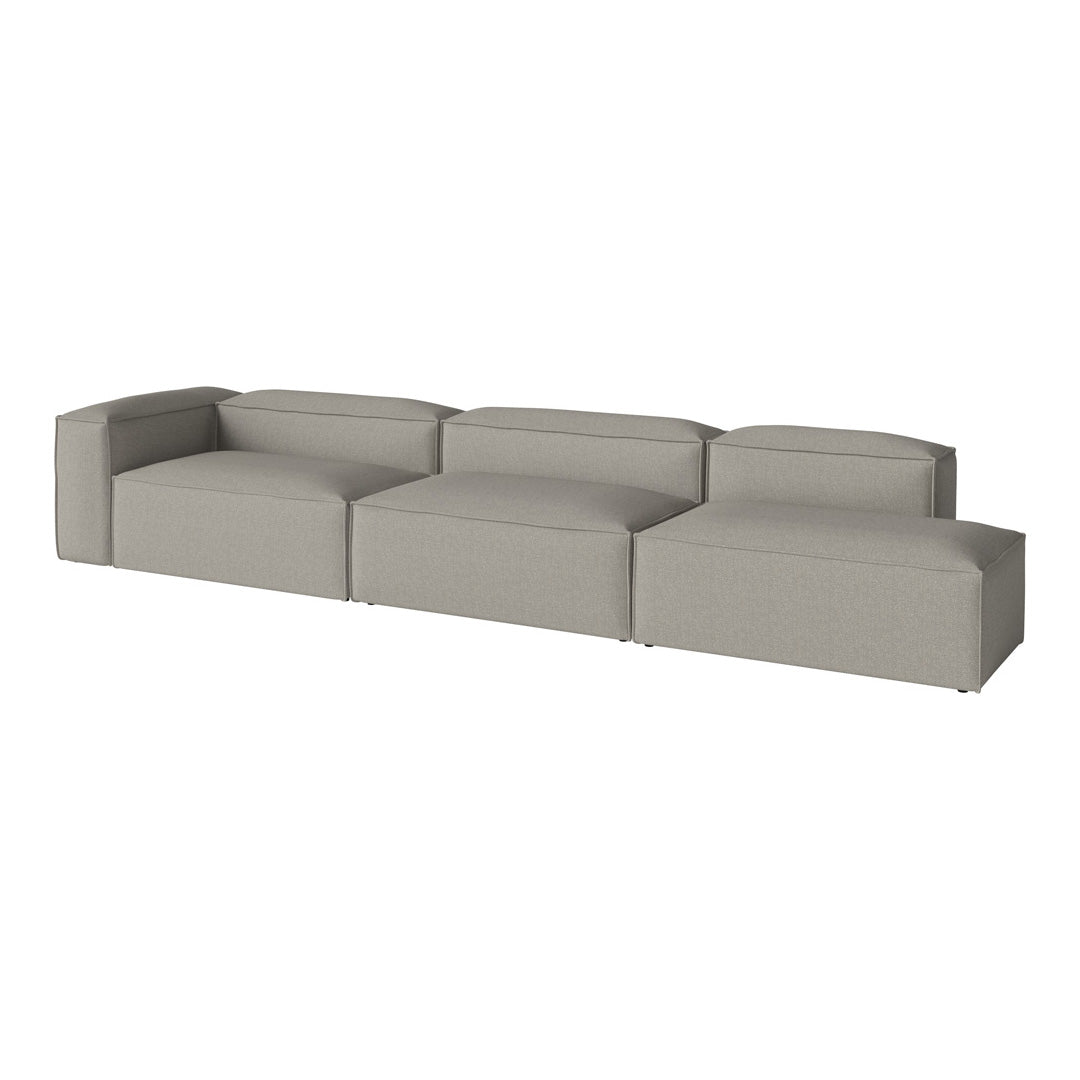 Cosima 3-Seater Sofa with Open End - Modern Living Room Furniture for Small Spaces & Apartments | Perfect for Lounging, Entertaining & Relaxing