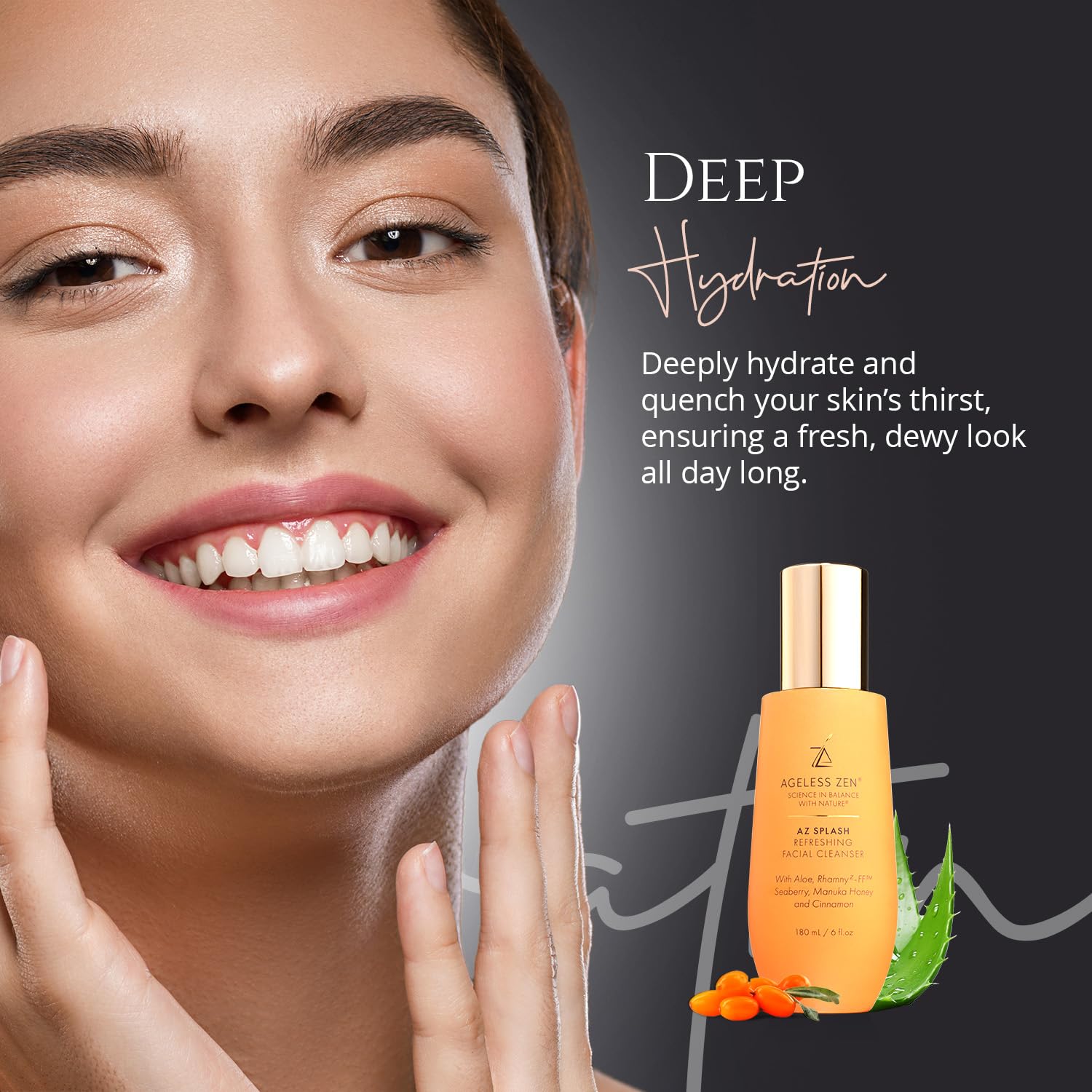 Honey & Pearl Powder Face Cleanser Set (180ml + 60ml Travel Size) - Hydrating, pH Balancing, Anti-Aging Facial Wash for Youthful Glow - Perfect for Travel & Daily Skincare Routine