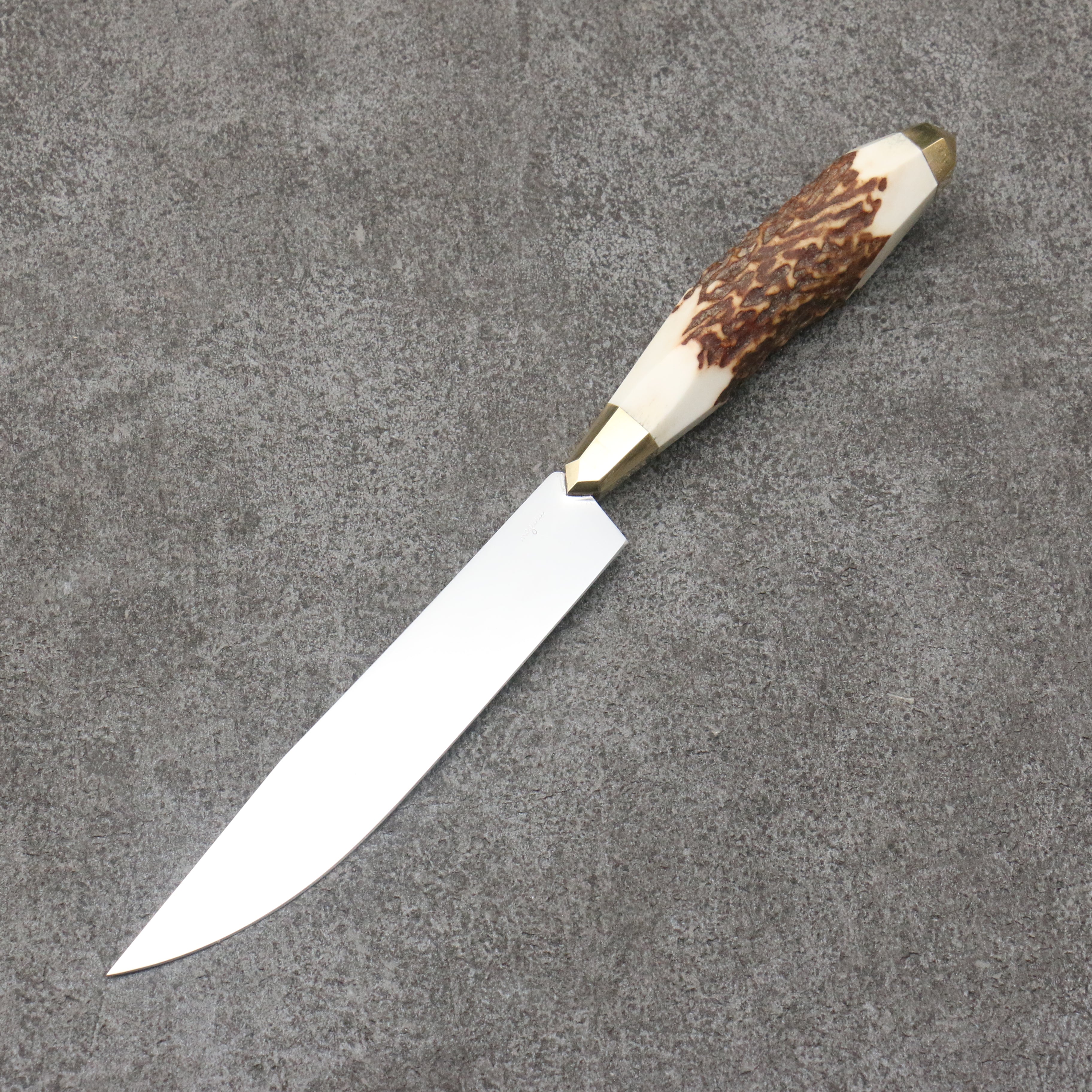 Premium Stainless Steel Steak Knife Set with Stag Handle - Perfect for Grilling, BBQ, and Fine Dining Steak Nights