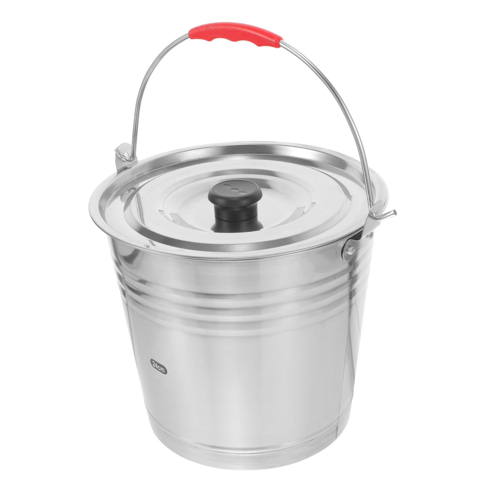 SOESFOUFU Stainless Steel Insulated Wine Bucket - Commercial Ice Bucket for Wine Chilling, Ice Storage & Portable Water Container | Perfect for Bars, Restaurants, Outdoor Parties & Home Use