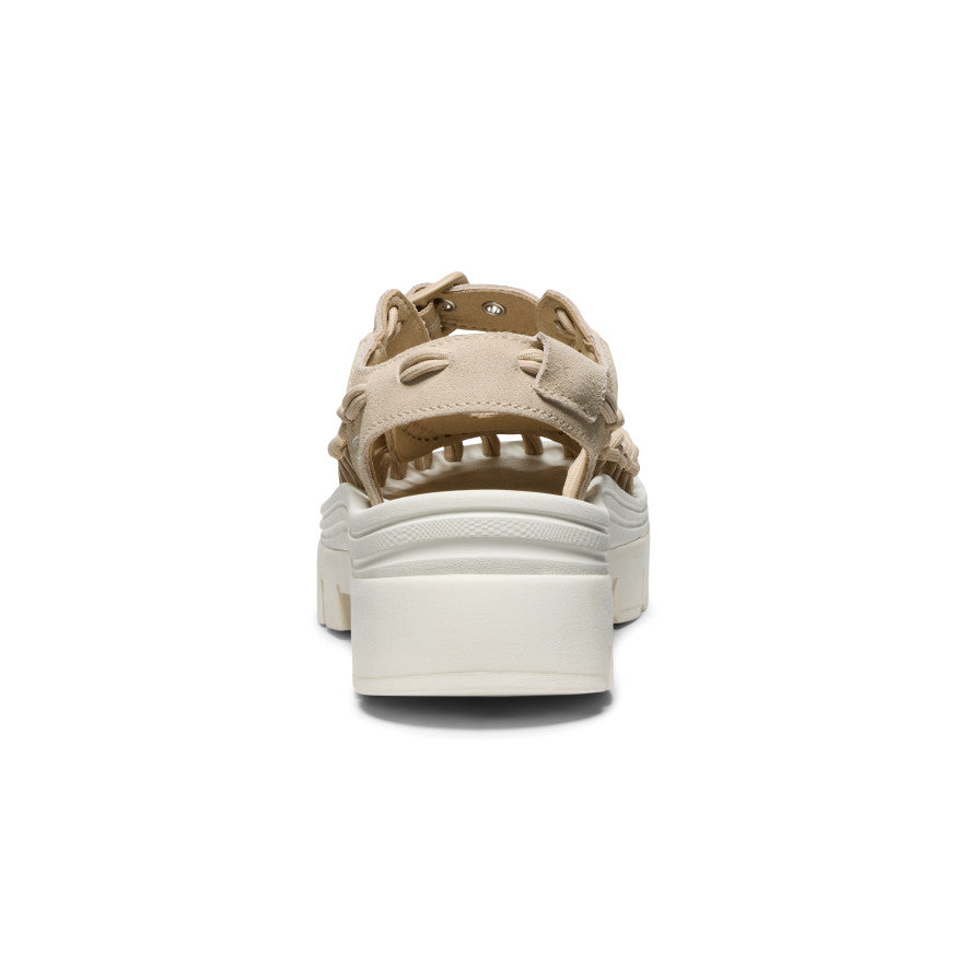 Unisex UNEEK PLT Mary Jane Sneakers - Safari & Star White Colors | Comfortable Casual Shoes for Walking, Work & Everyday Wear