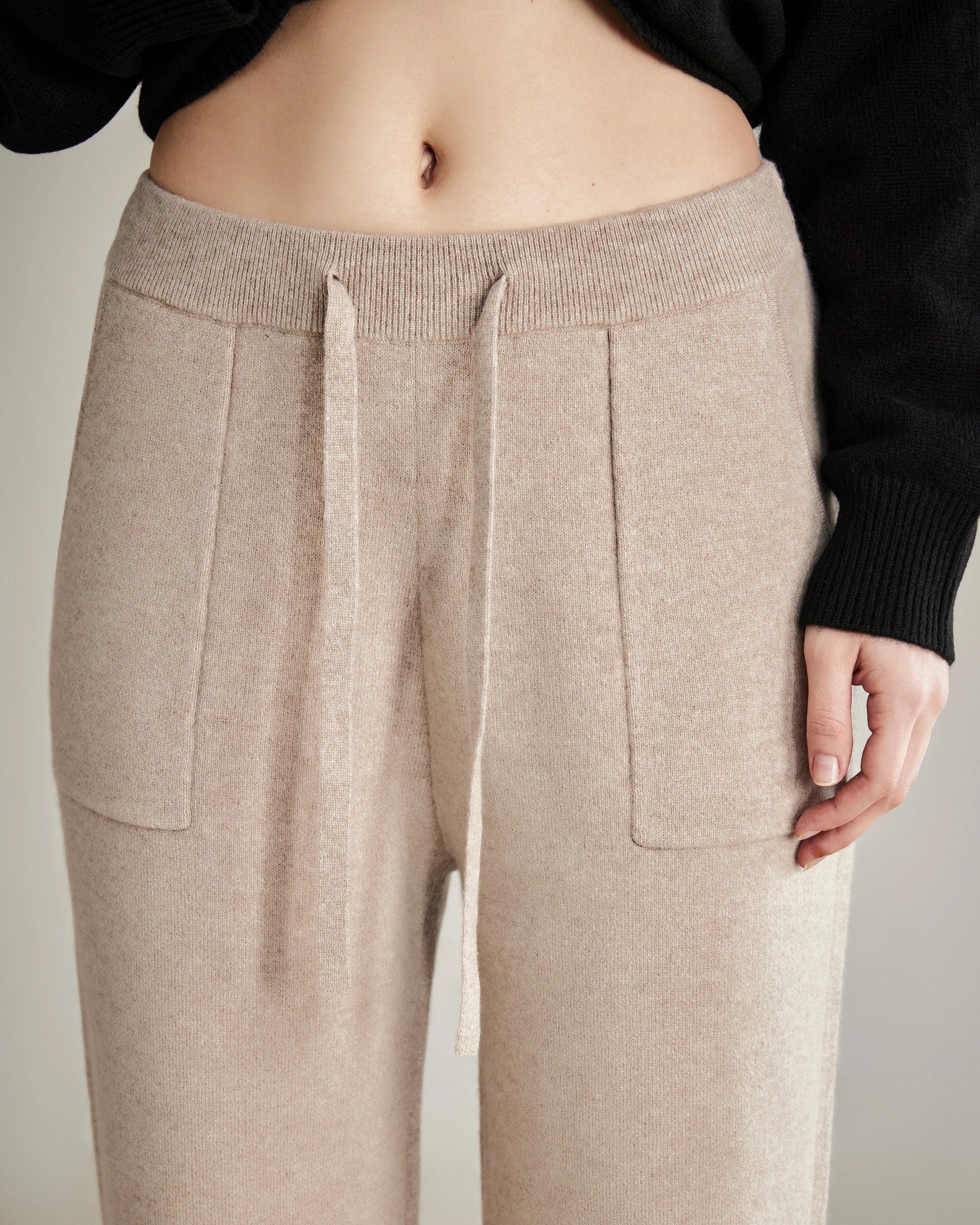 Premium Loose Fit Casual Cashmere Pants for Women - Soft & Comfortable Winter Lounge Pants - Perfect for Home, Travel & Relaxation