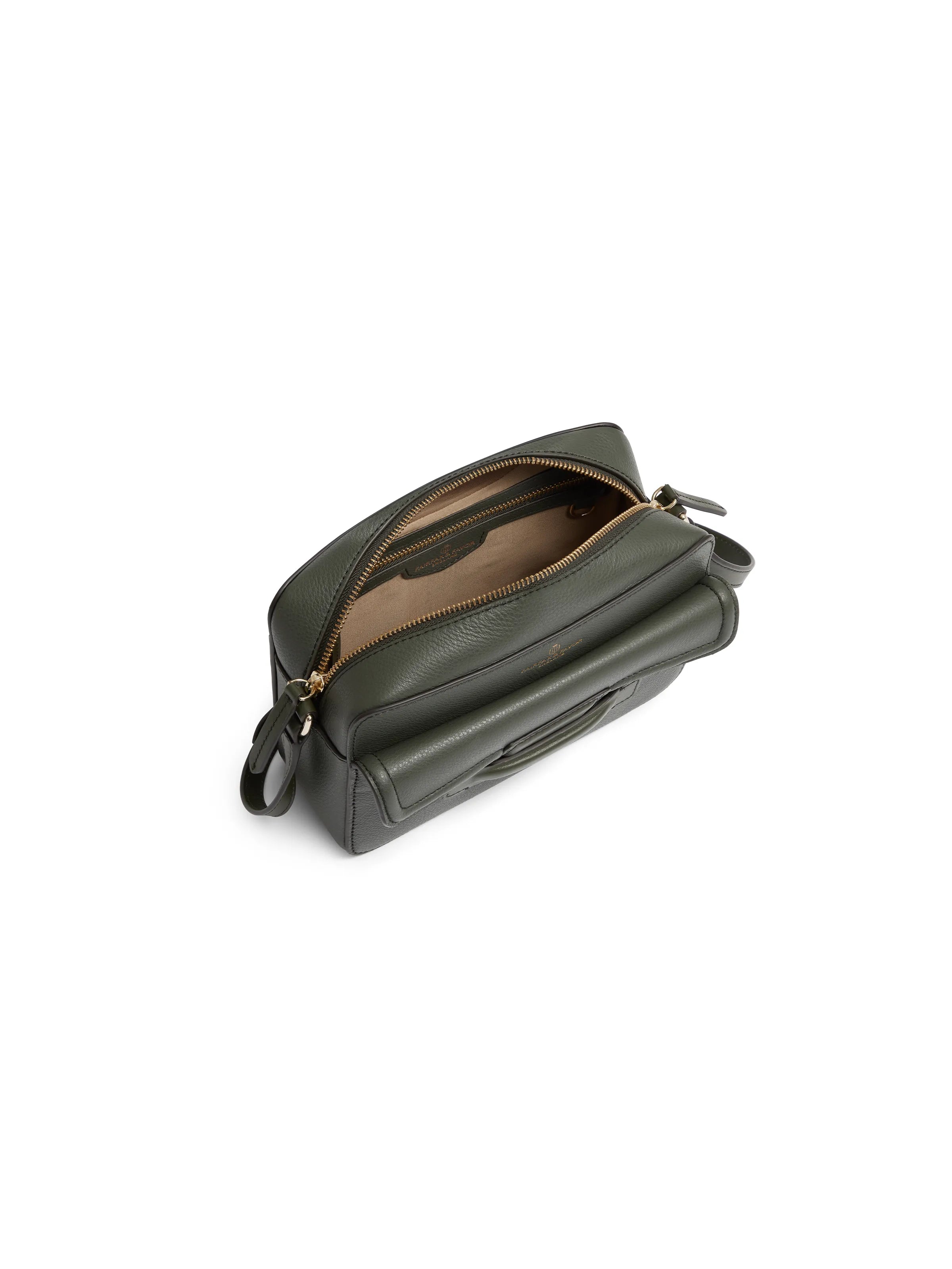 Massingham Cross Body Bag for Women - Genuine Moss Green Leather Handbag - Perfect for Travel, Work & Everyday Use