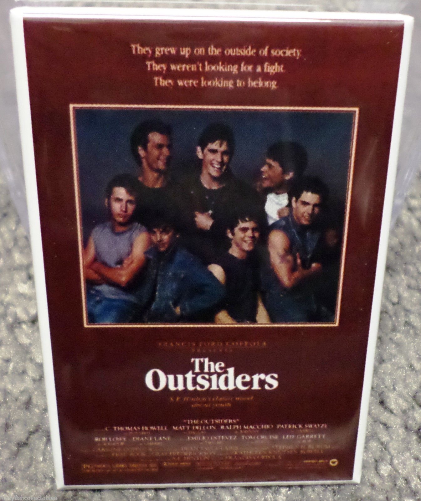 The Outsiders Movie Poster Refrigerator Magnet 2x3 Inches - Durable Decorative Fridge Magnet for Home, Office, Locker & Dorm Room Decor - Perfect Gift for Movie Fans & Collectors