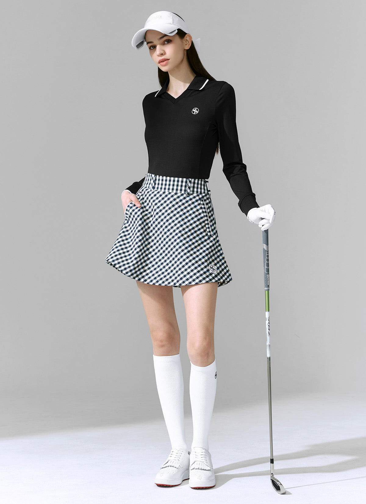 Stylish Check Flare Skirt for Women - Trendy Plaid A-Line Skirt | Perfect for Office, Party & Casual Outfits