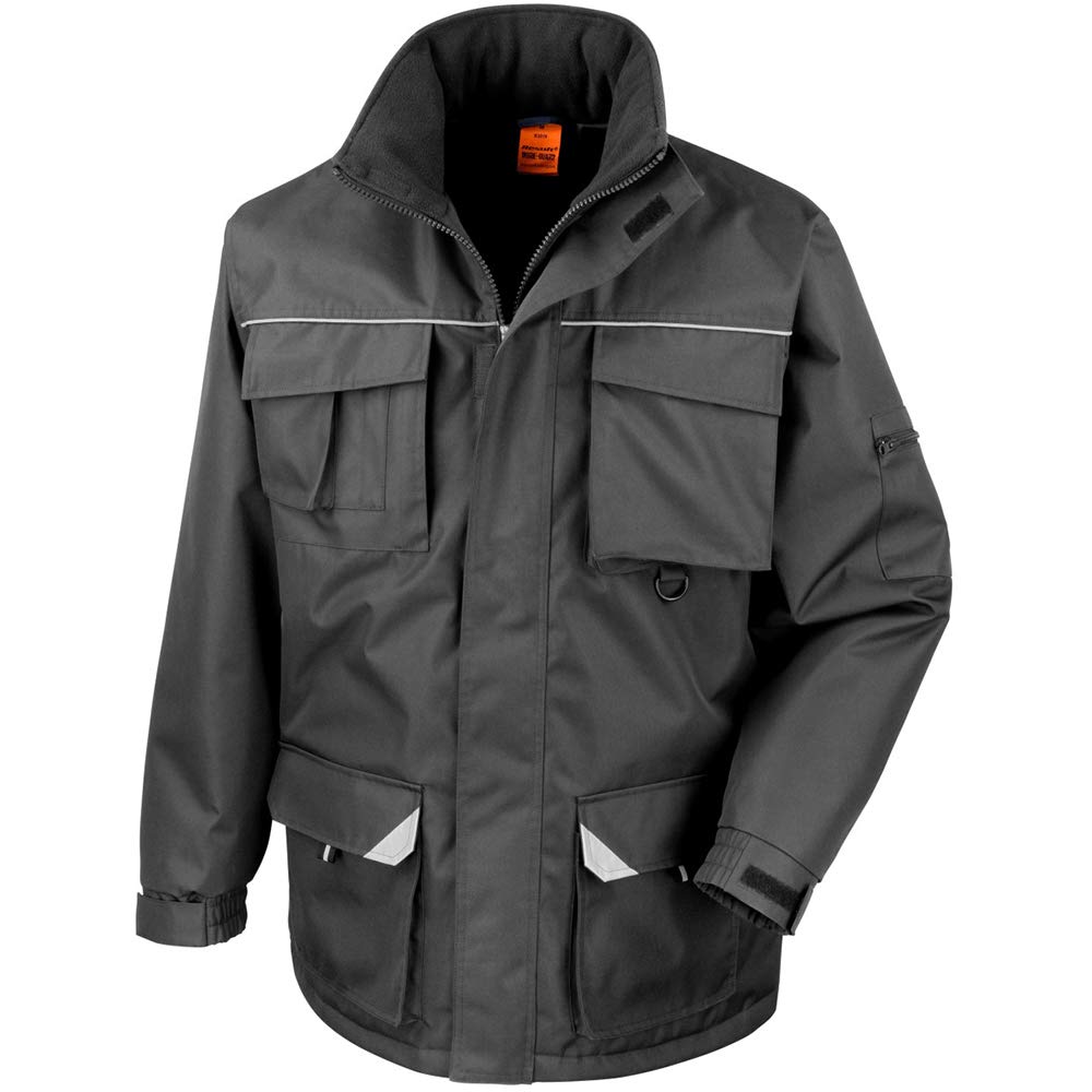 Men's Sabre Long Work Coat - Durable Waterproof Winter Jacket for Outdoor Work & Hiking | Heavy Duty Workwear for Construction & Cold Weather
