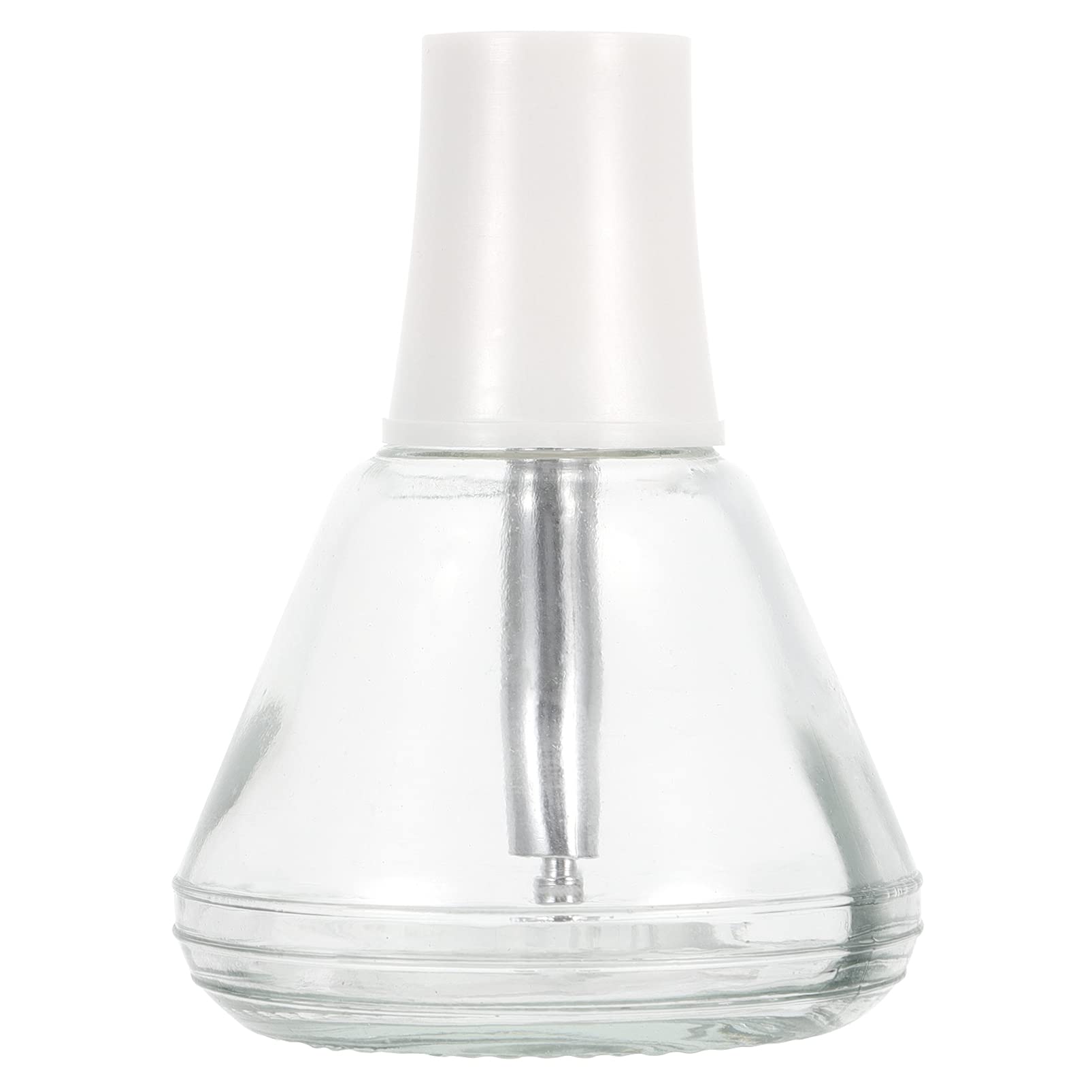 Healifty 150ml Glass Pump Dispenser Bottle - Empty Refillable Push Down Press Bottle for Nail Polish, Makeup Remover & Essential Oils | Perfect for DIY Beauty, Salon Use & Travel Toiletry Organization