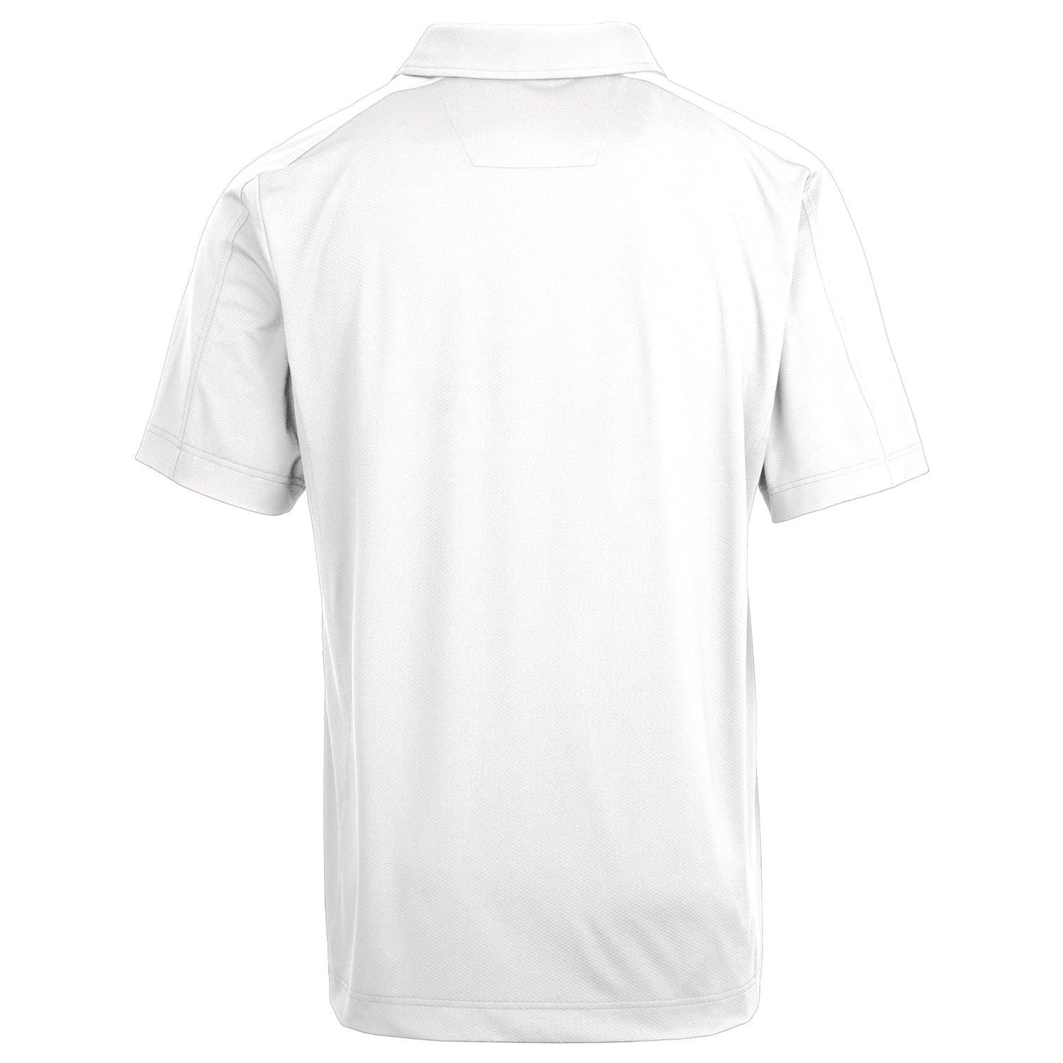 Cutter & Buck Men's Atlanta Falcons Textured Stretch Polo Shirt - White, Breathable & Comfortable for Golf, Work & Casual Wear
