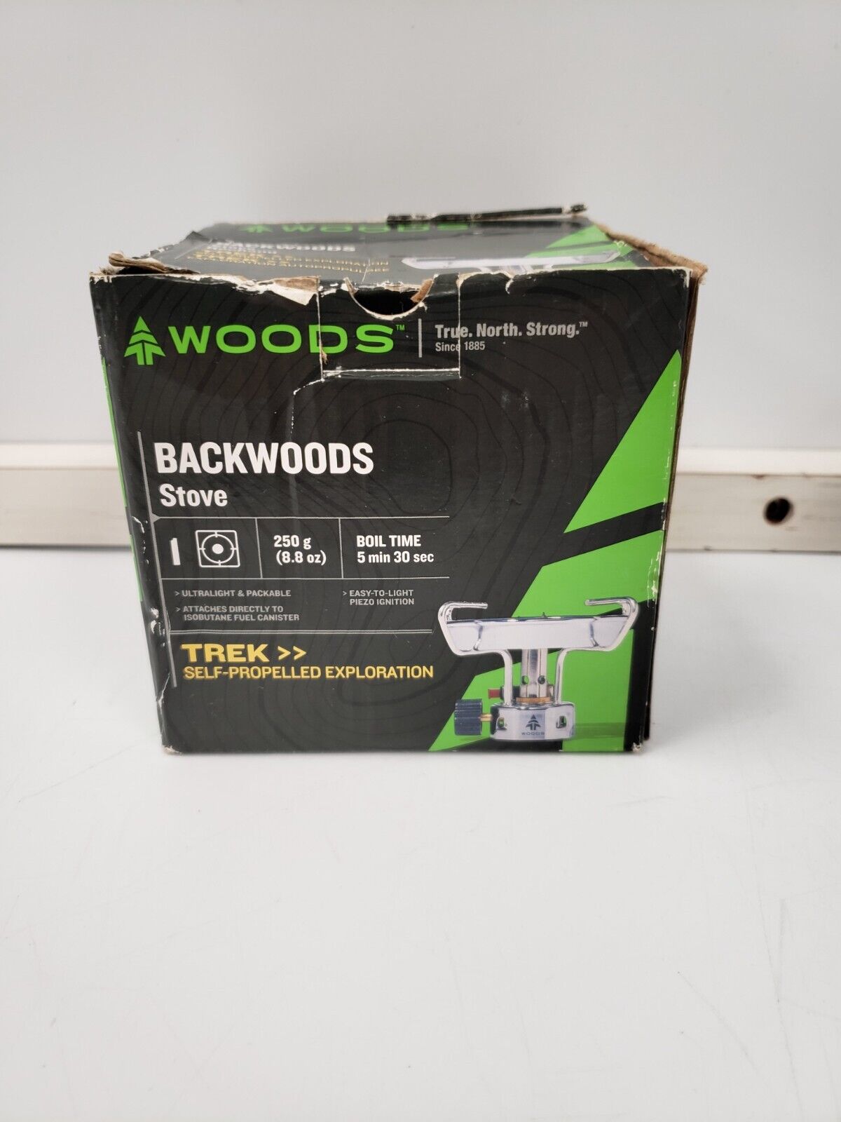Woods Stovetop for Propane - Portable Camping Stove for Outdoor Cooking, Hiking & Backpacking - Perfect for RV, Picnics & Emergency Preparedness