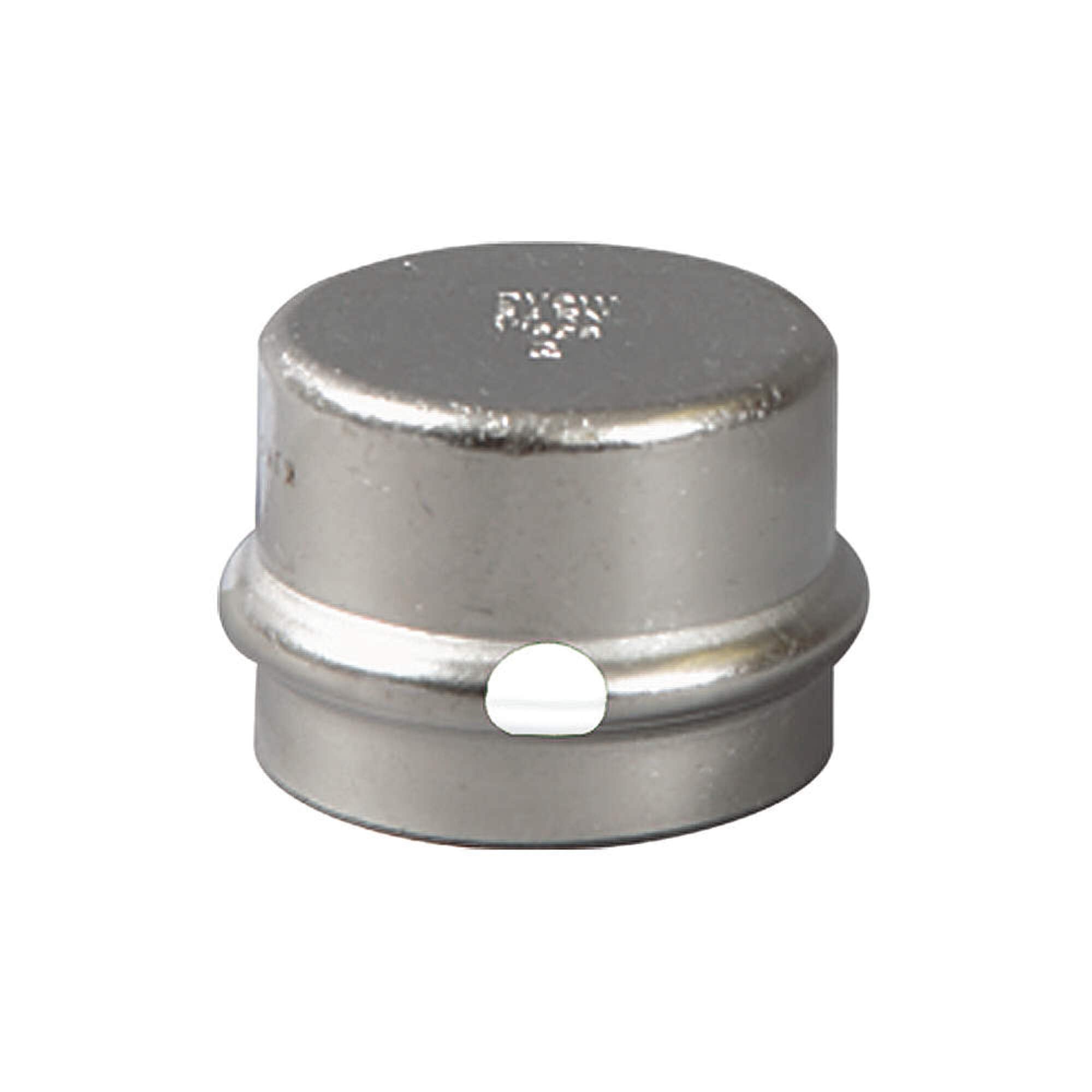 3/4 Inch Pipe Press Cap - Durable Brass Fitting for Plumbing & HVAC Systems - Perfect for Water, Gas & Air Lines