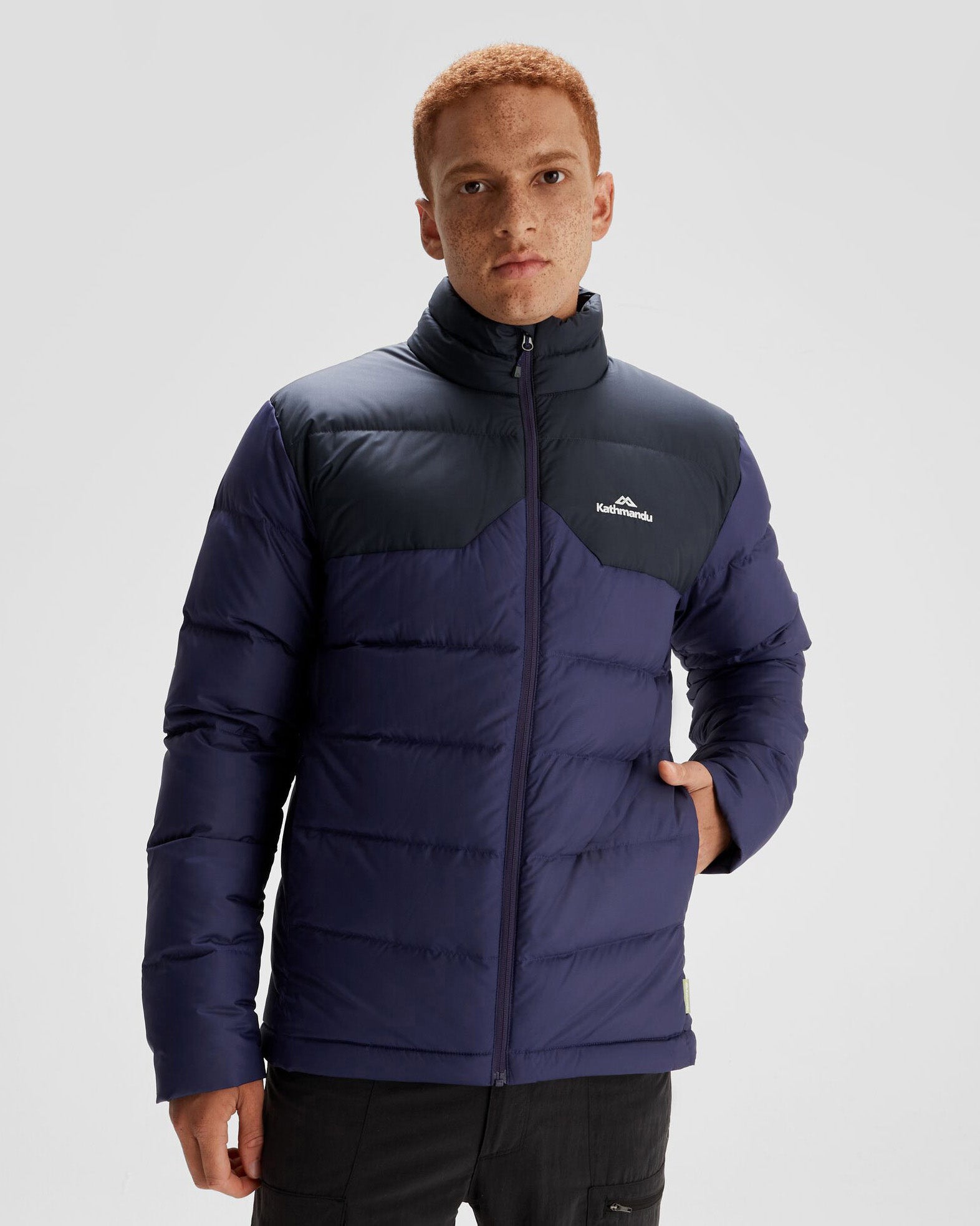 Men's Epiq Down Jacket - Dark Horizon/Meteor - Lightweight Warm Winter Coat for Outdoor Activities & Urban Style