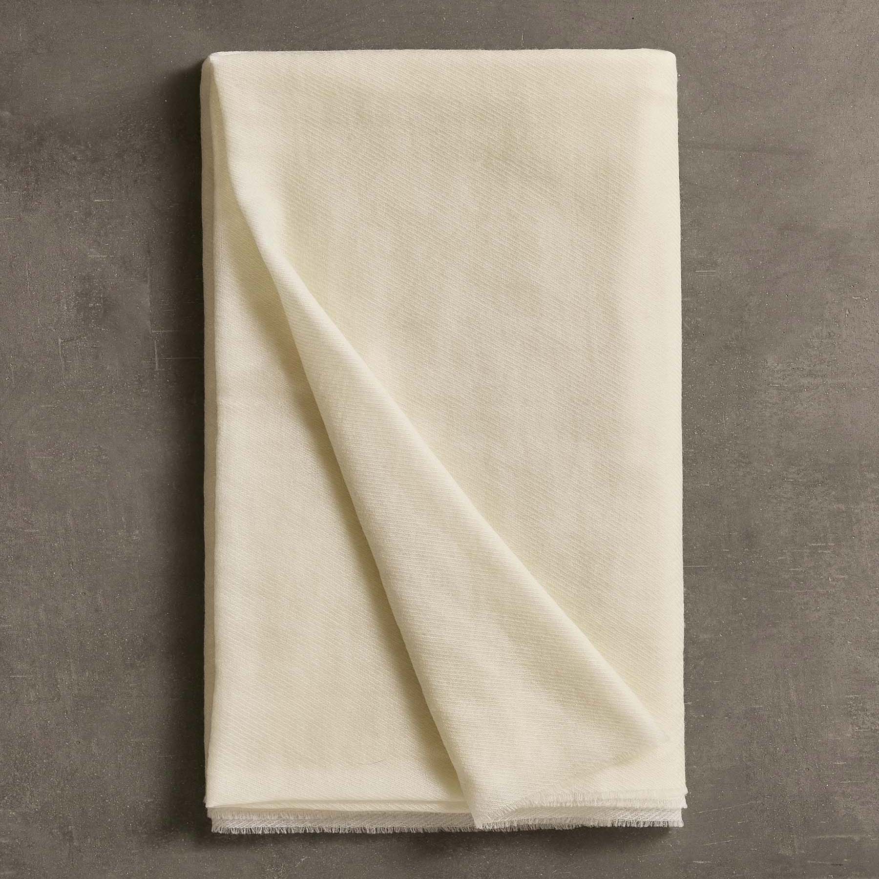 Luxury Sarti Wool Cashmere Scarf - Soft Ivory Winter Wrap for Women & Men - Perfect for Cold Weather, Travel & Fashion Accessories