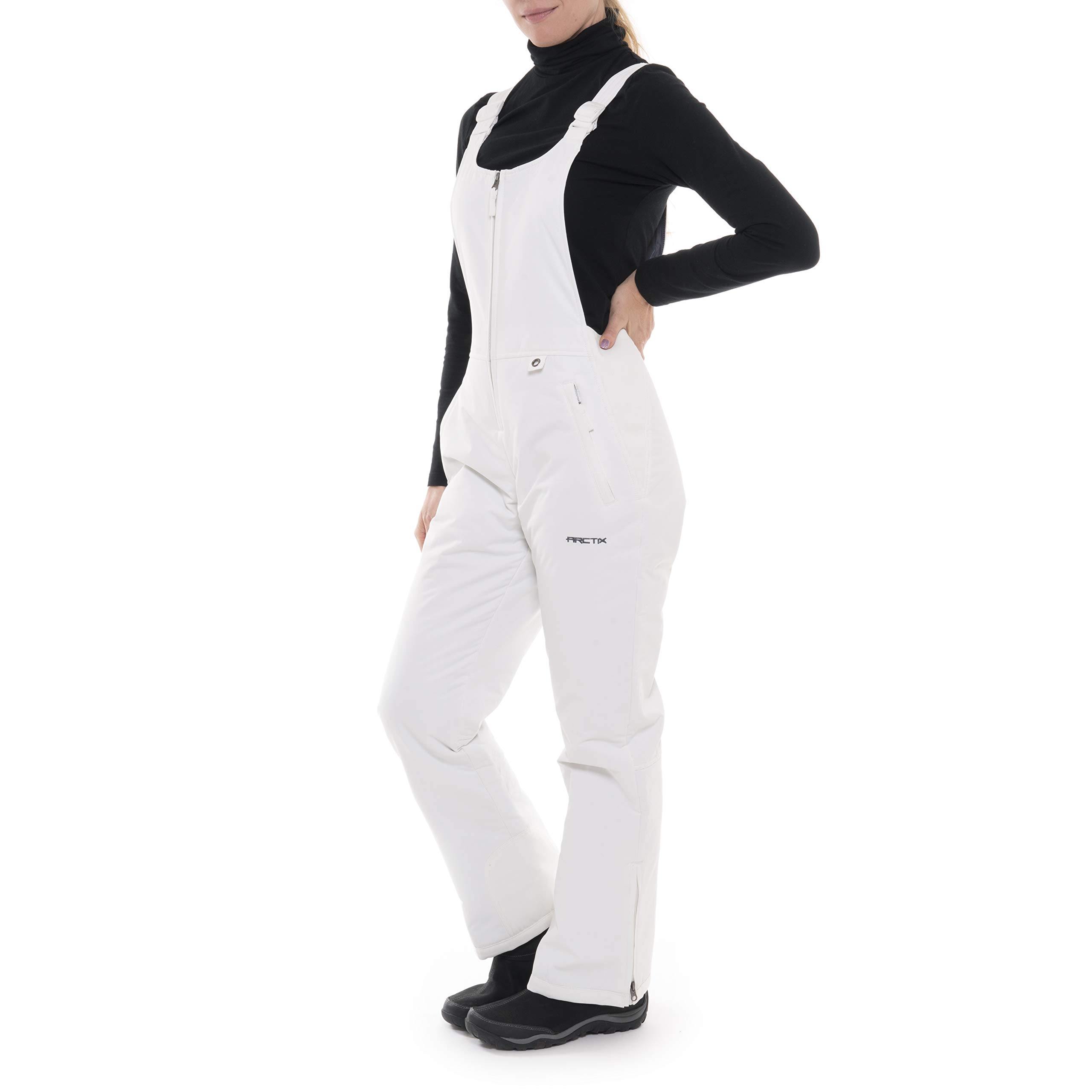 Arctix Women's Essential Insulated Bib Overalls - Waterproof Snow Pants for Cold Weather, Winter Work & Outdoor Activities