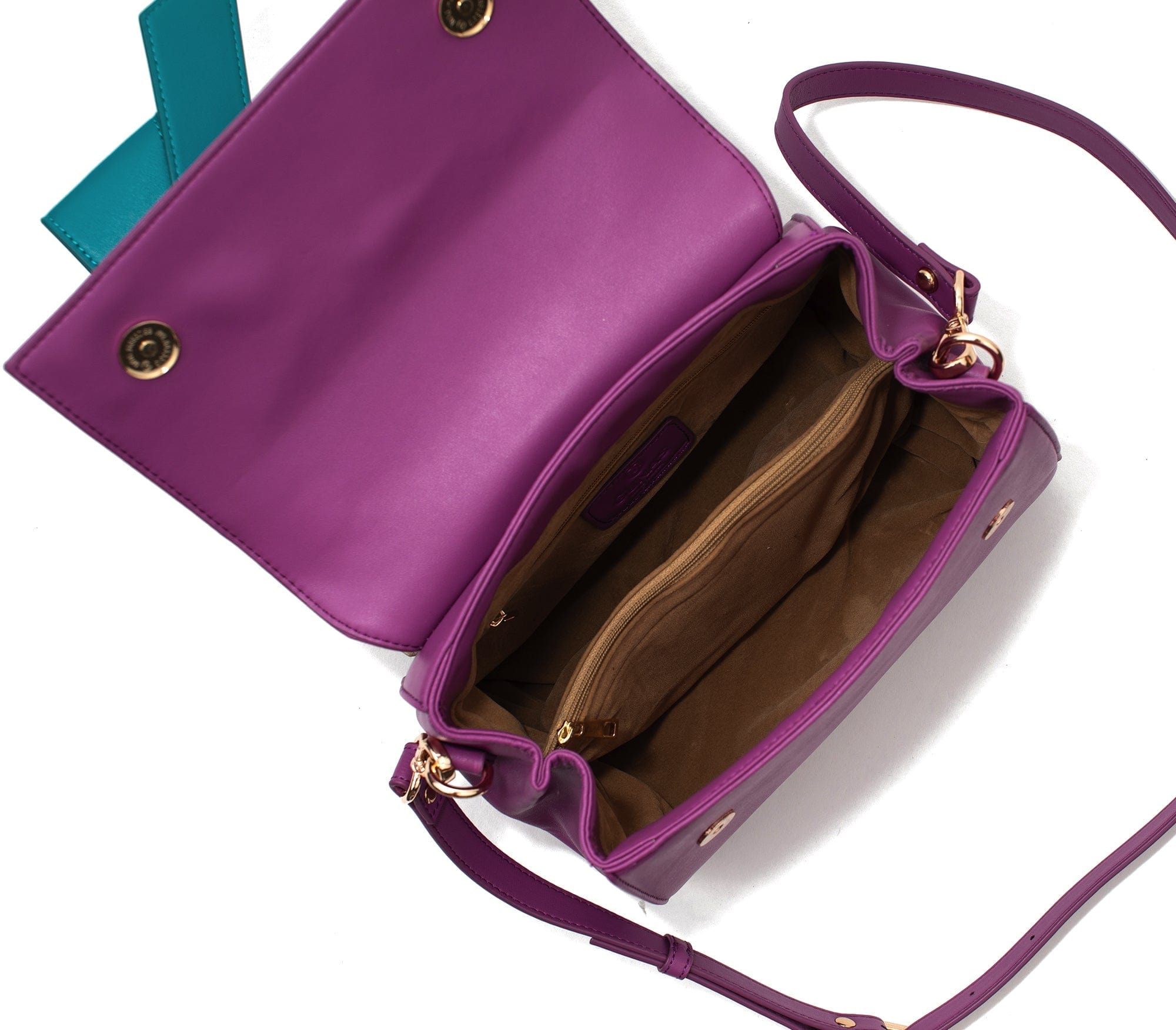 Vegan Leather Handbag for Women | Cottontail Purple Crossbody Purse | Ethical Fashion Accessory for Work, Travel & Everyday Use
