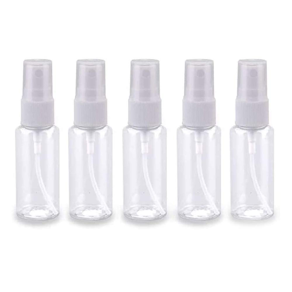 5 Pack 10ML Empty Spray Bottles - Refillable Travel Size Liquid Containers for Perfume, Essential Oils & Cosmetics | Portable Mini Sprayer for Home, Office & On-The-Go Use