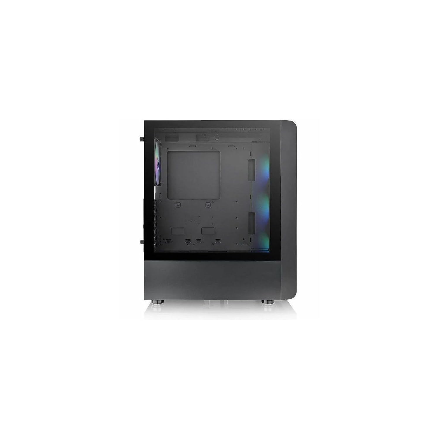 S200 Plus TG ARGB Mid Tower PC Case - 4 x 120mm ARGB Fans Included, Mesh Front Panel & Tempered Glass Side Window (Model CA-1X2-00M1WN-01) - Perfect for Gaming Rigs, Streaming Setups & High-Performance Workstations - 3 Year Warranty