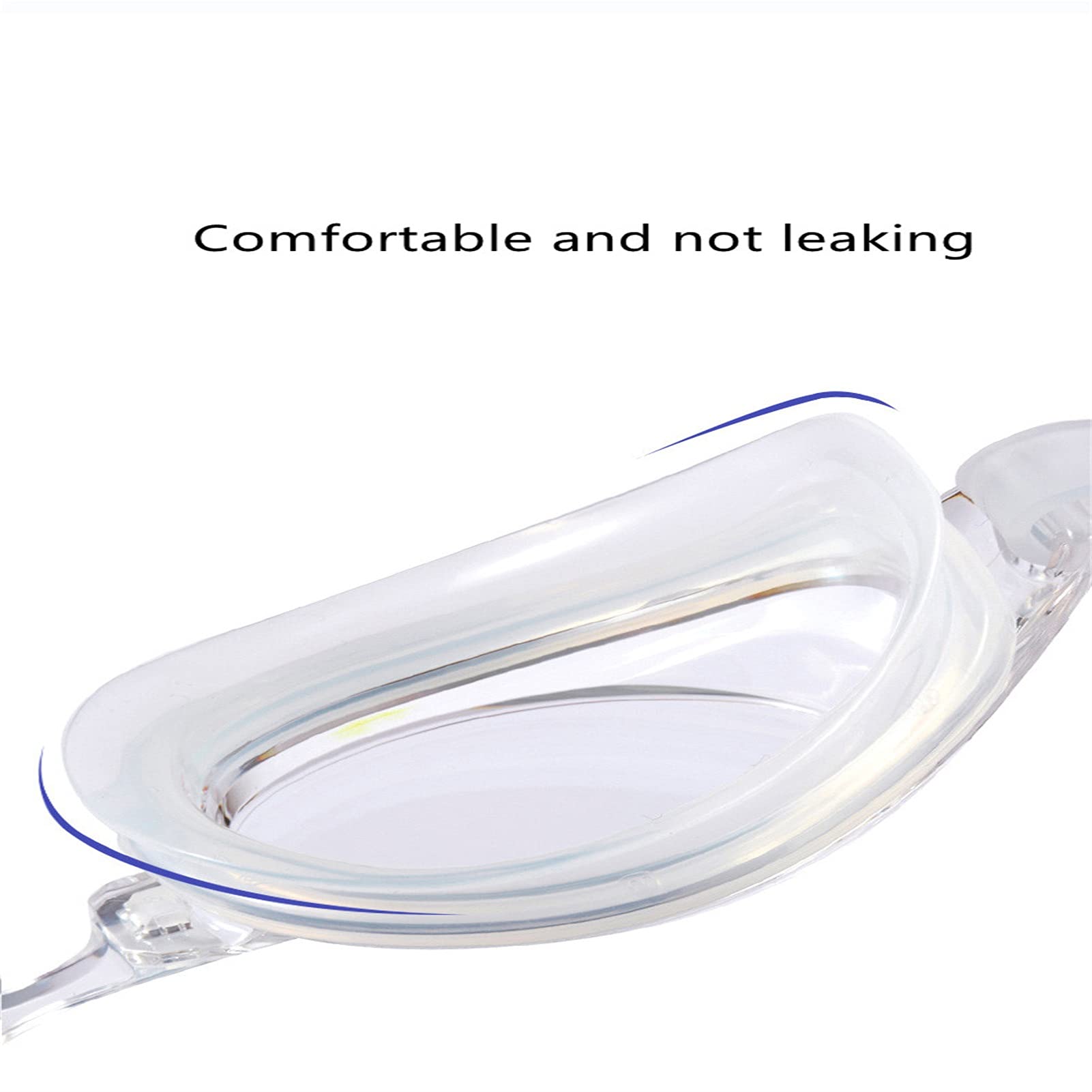 HD Anti-Fog Swimming Goggles for Men & Women - Large Frame Waterproof Swim Glasses with Clear Vision (Color: C) - Perfect for Lap Swimming, Triathlon Training & Water Sports