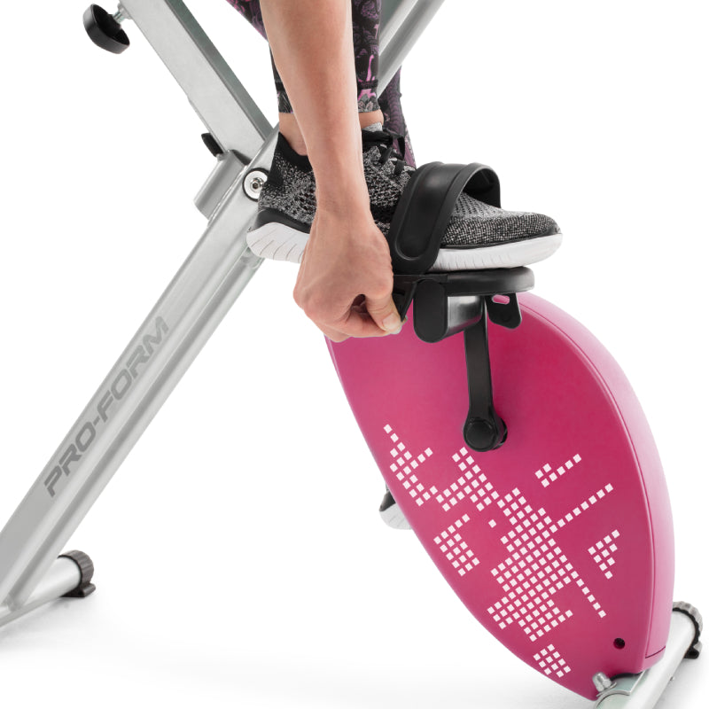 ProForm X Bike Elite Exercise Bike - Pink (PFEX78918P) | Indoor Cycling Bike for Home Gym, Cardio Workout & Weight Loss
